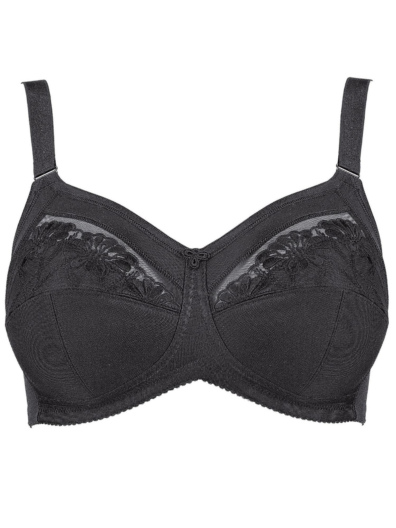 Entlastungs-Bh Anita "Komfort Bh Safina", Damen, Gr. 100, Cup G, Schwarz, Stoff, Obermaterial: 50% Polyamid Pa. 25% Polyester Pes. 10% Elasthan El. 10% Viskose Cv. 5% Baumwolle Co., Bhs Entlastungs-Bh