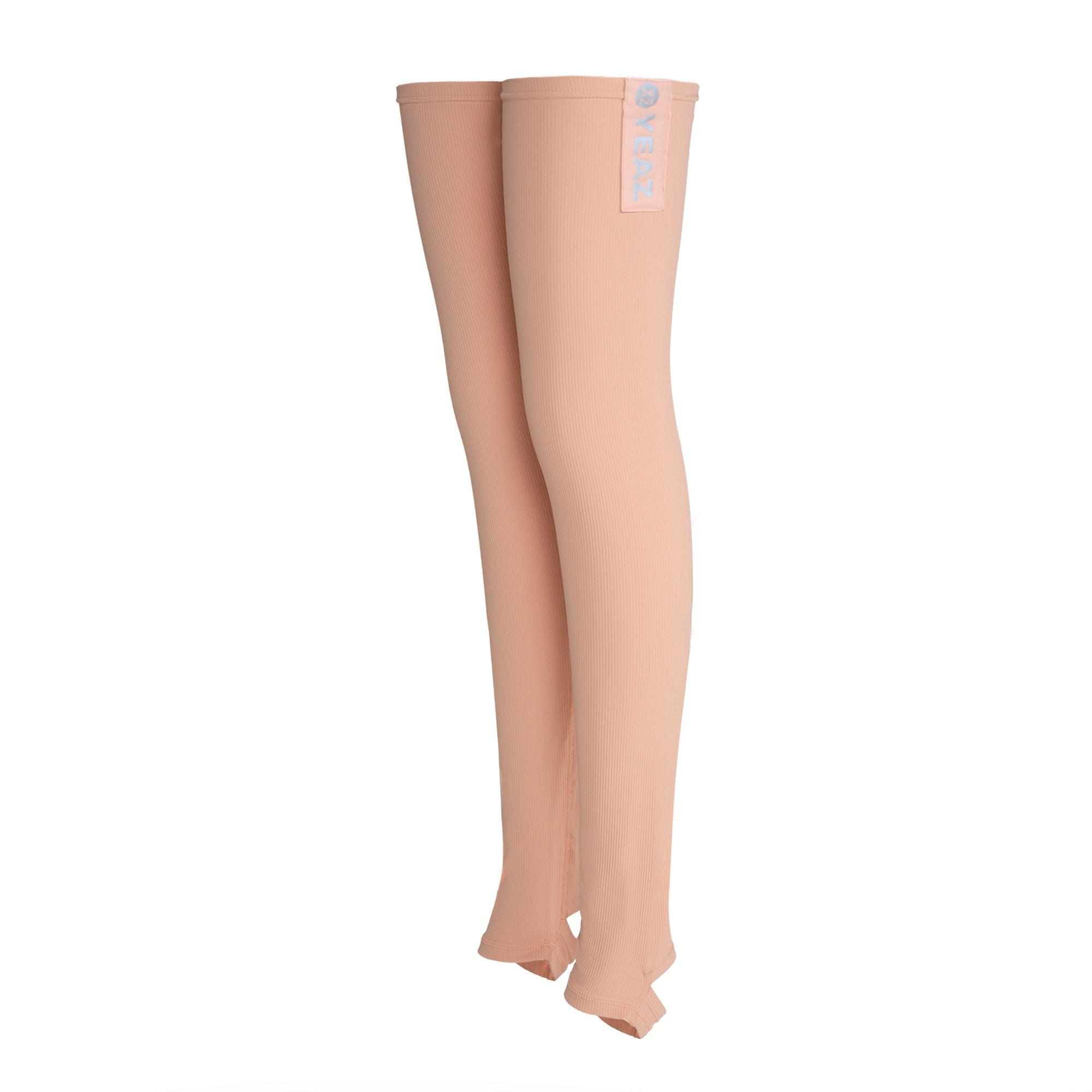 Stulpensocken Yeaz "Stockings Crunch", Damen, Gr. 42, Orange, Obermaterial: 86% Nylon Ny. 14% Elasthan El., Socken