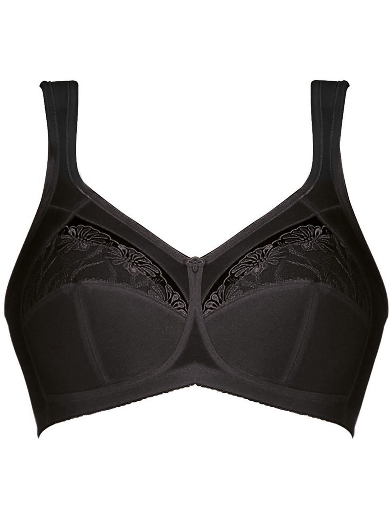 Entlastungs-Bh Anita "Entlastungs Bh Safina", Damen, Gr. 80, Cup F, Schwarz, Obermaterial: 50% Polyamid Pa. 25% Polyester Pes. 10% Elasthan El. 10% Viskose Cv. 5% Baumwolle Co., Bhs Entlastungs-Bh