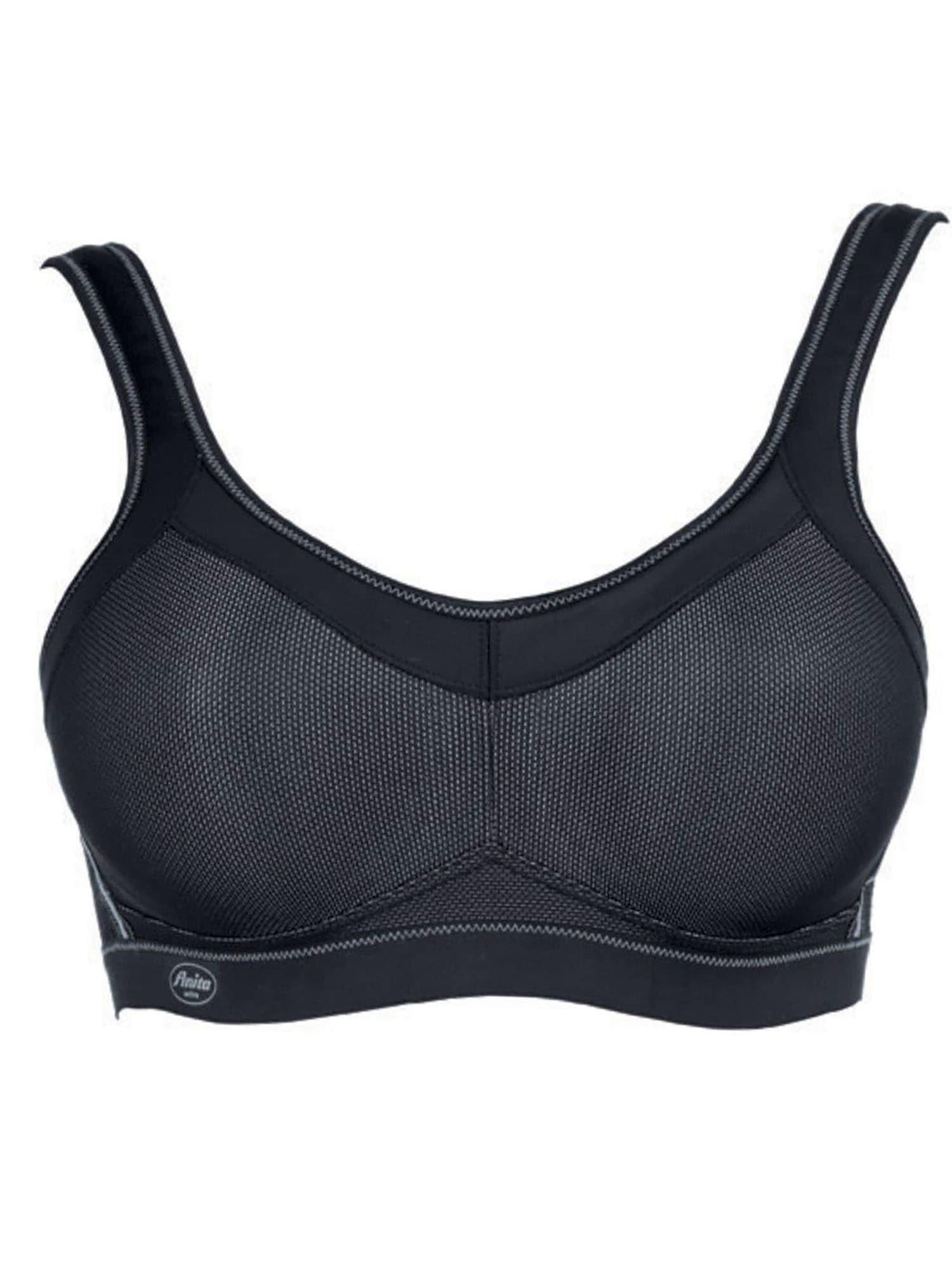 Sport-Bh Anita "Sport Bh Momentum", Damen, Gr. 90, Cup E, Schwarz, Obermaterial: 70% Polyester Pes. 15% Polyamid Pa. 15% Elasthan El., Bhs Sport-Bh