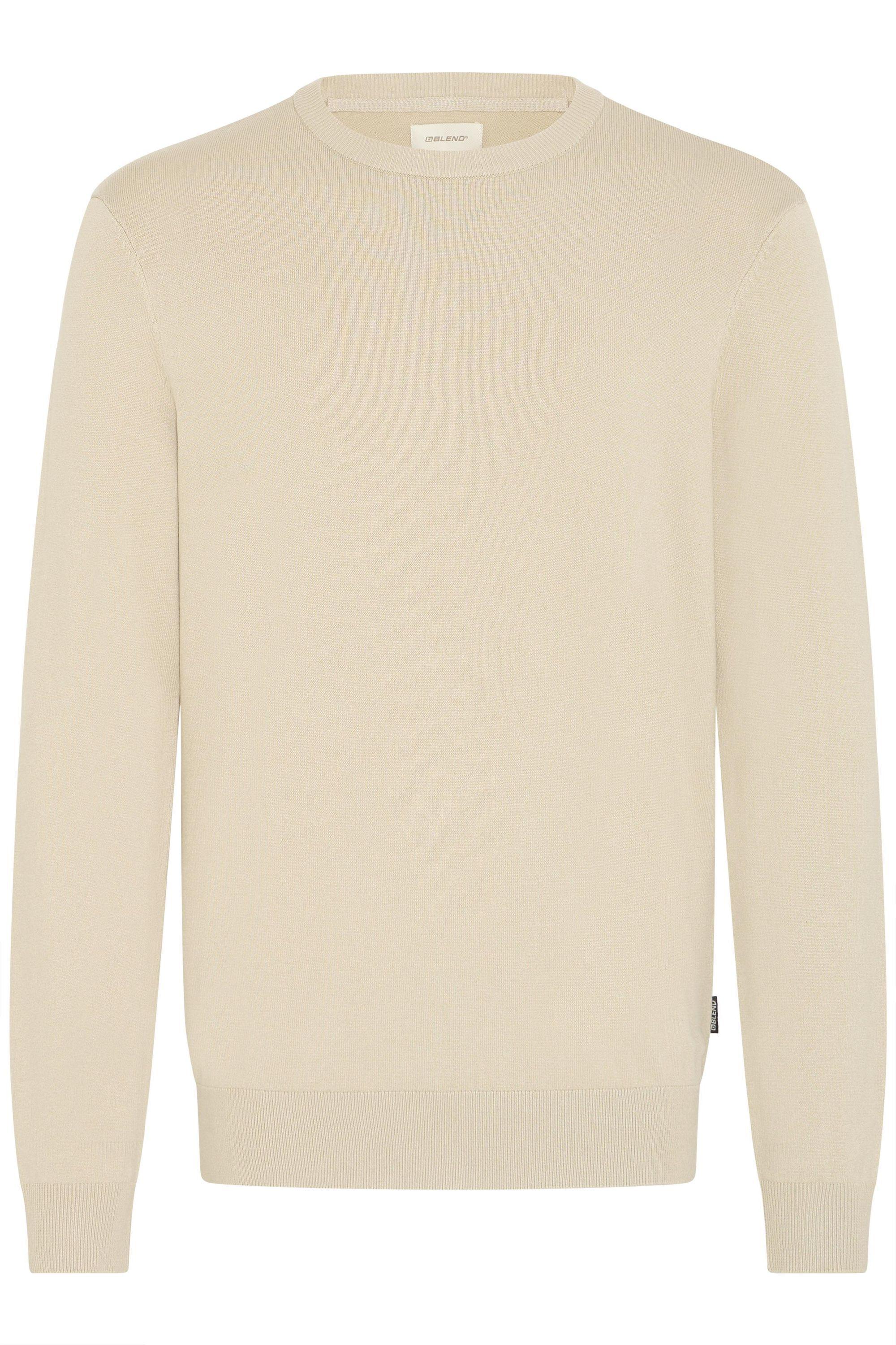 Strickfleece-Pullover Blend "Strickpullover Bhdan", Herren, Gr. Xl, Grau (Plaza Taupe), Obermaterial: 70% Viskose Cv. 30% Nylon Ny., Pullover