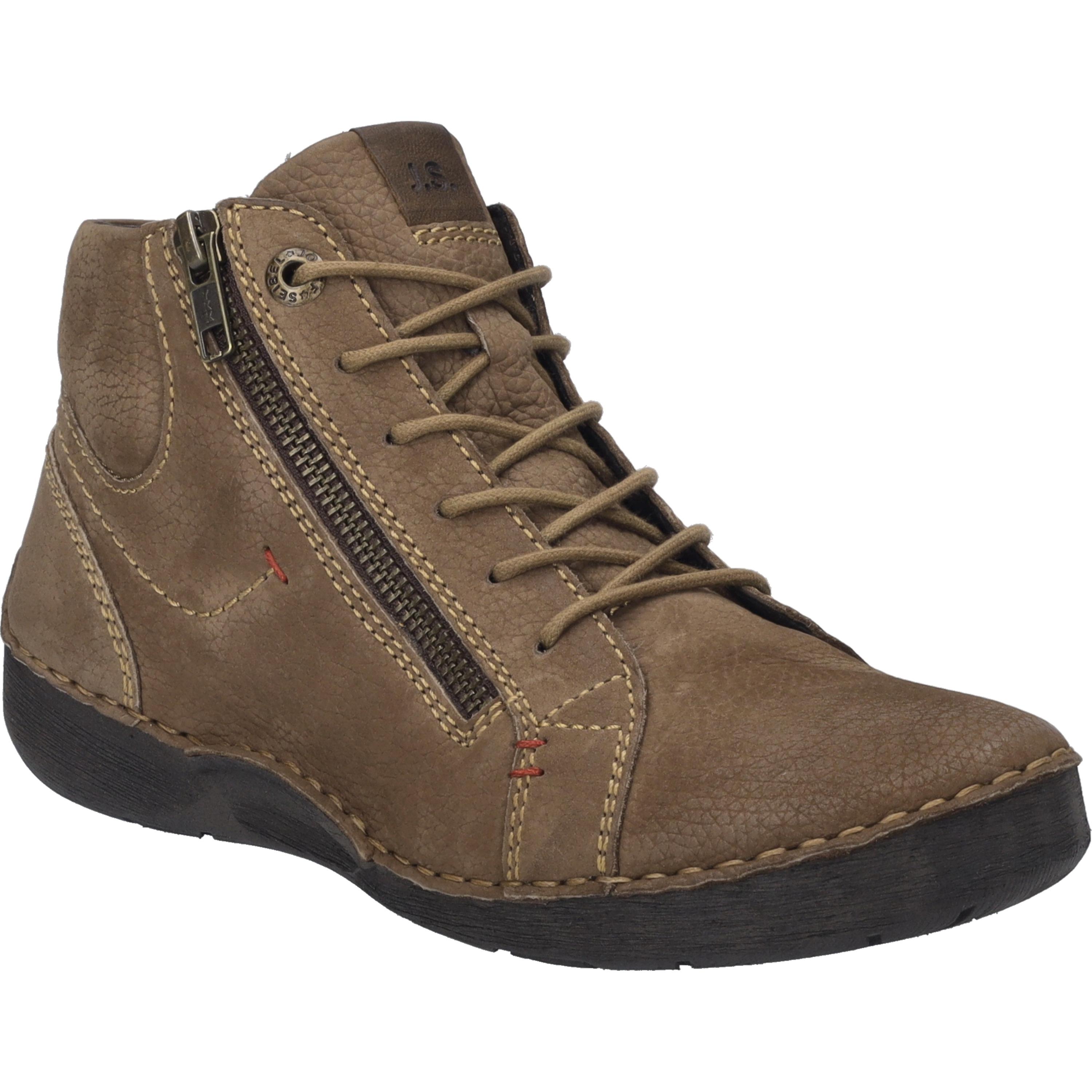 Stiefelette Josef Seibel "Fergey 67, Castagne", Damen, Gr. 41, Braun (Castagne), Obermaterial: 100% Rindsleder Leather Cow., Schuhe Stiefelette