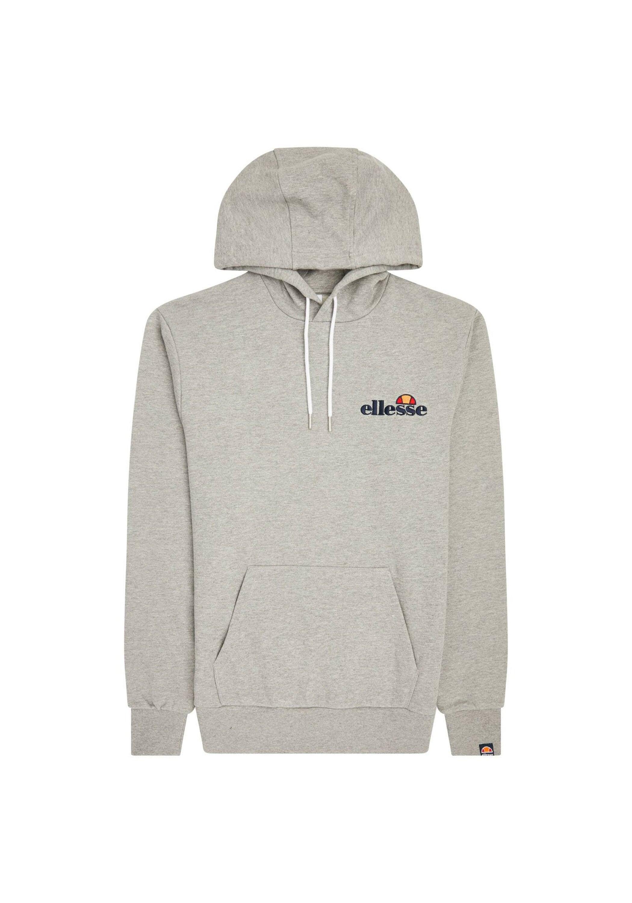 Sweatshirt Ellesse "Sweatshirt Primero Oh Hoody", Herren, Gr. M, Grau, Obermaterial: 80% Baumwolle Co. 20% Polyester Pes., Sweatshirts Sweatshirt