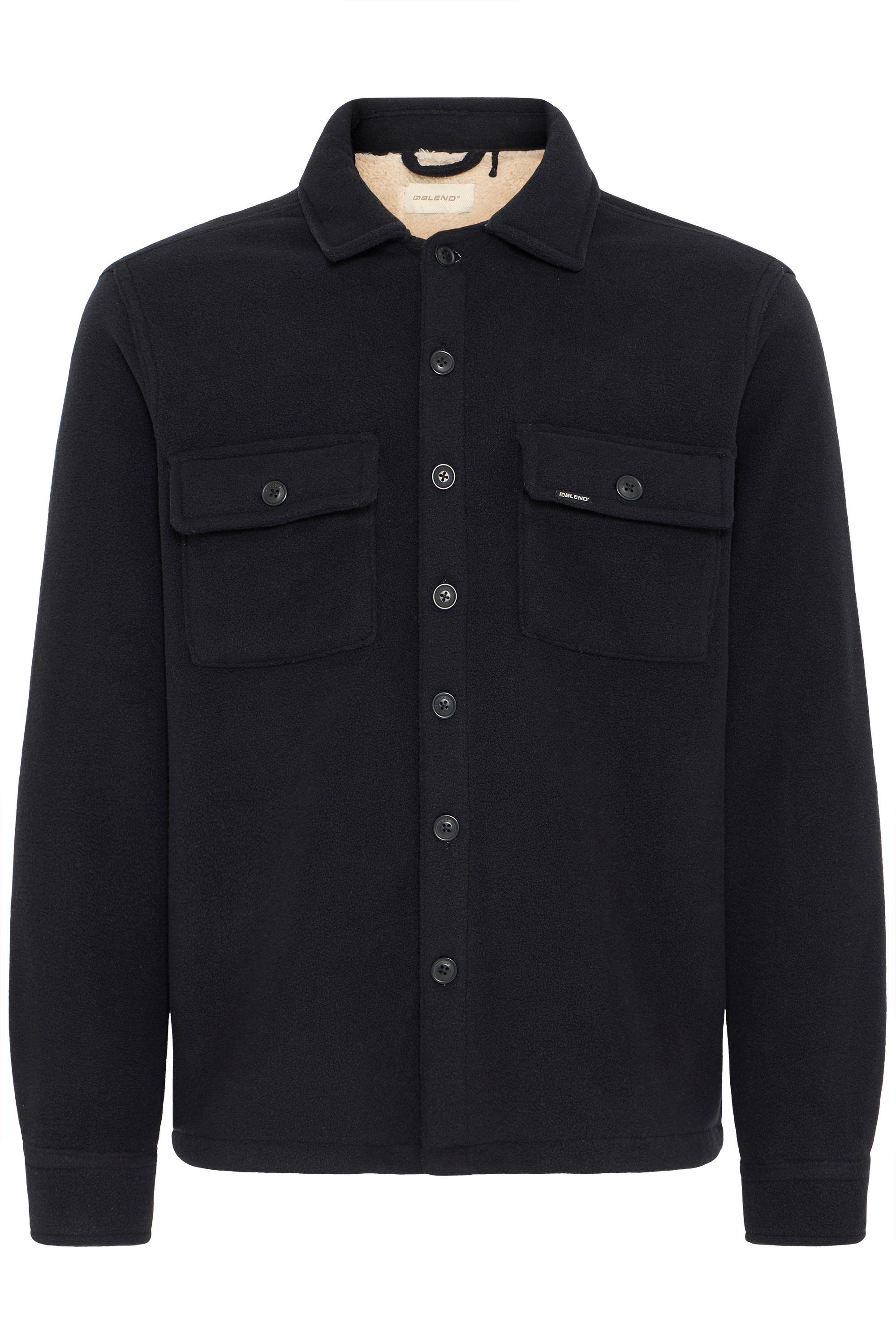 Hemdjacke Blend "Hemdjacke Bhbaki", Herren, Gr. Xl, Schwarz, Obermaterial: 100% Polyester Pes., Jacken