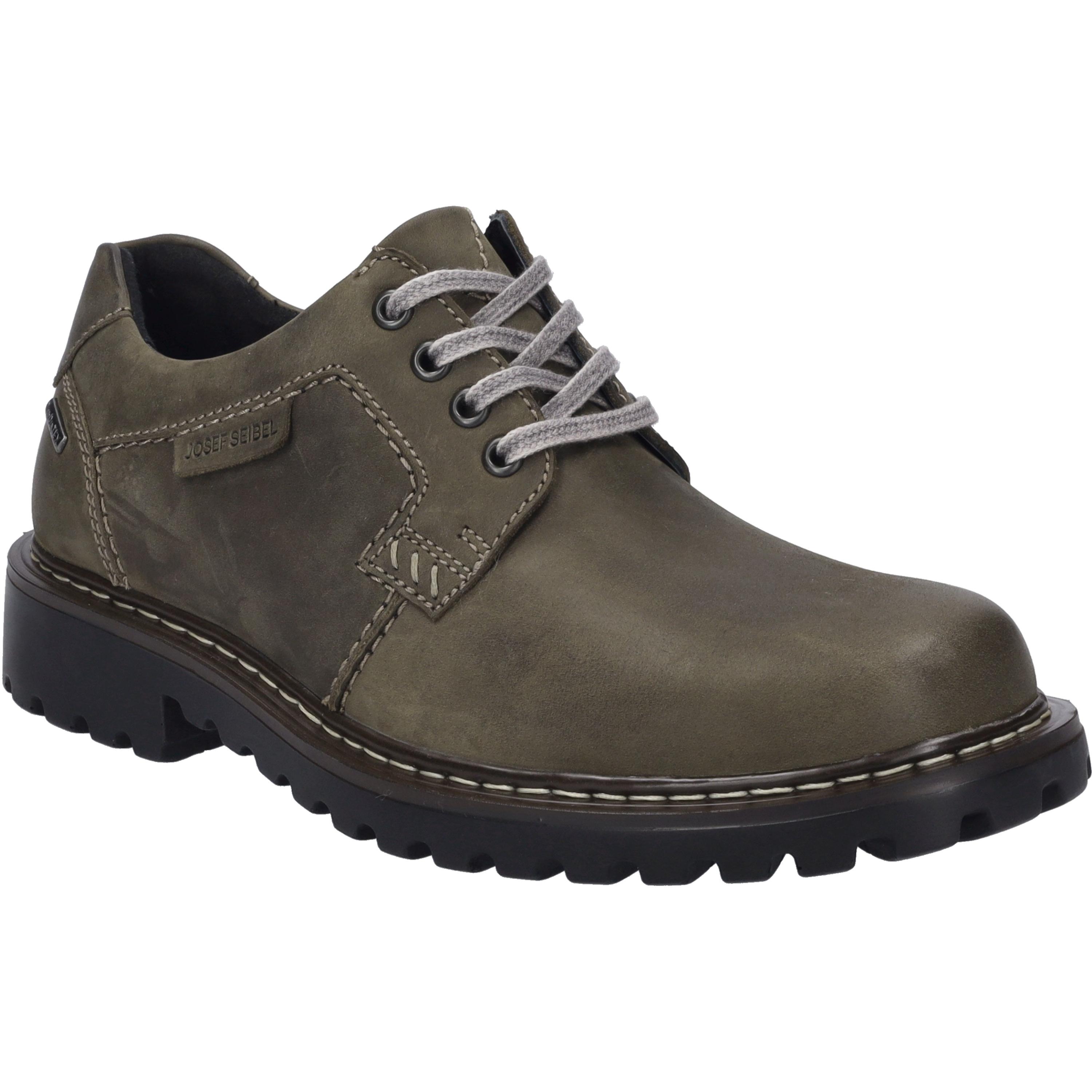 SchnüRschuh Josef Seibel "Chance 08, Vulcano", Herren, Gr. 44, Grau (Vulcano), Obermaterial: 100% Rindsleder Leather Cow., Schuhe SchnüRschuh