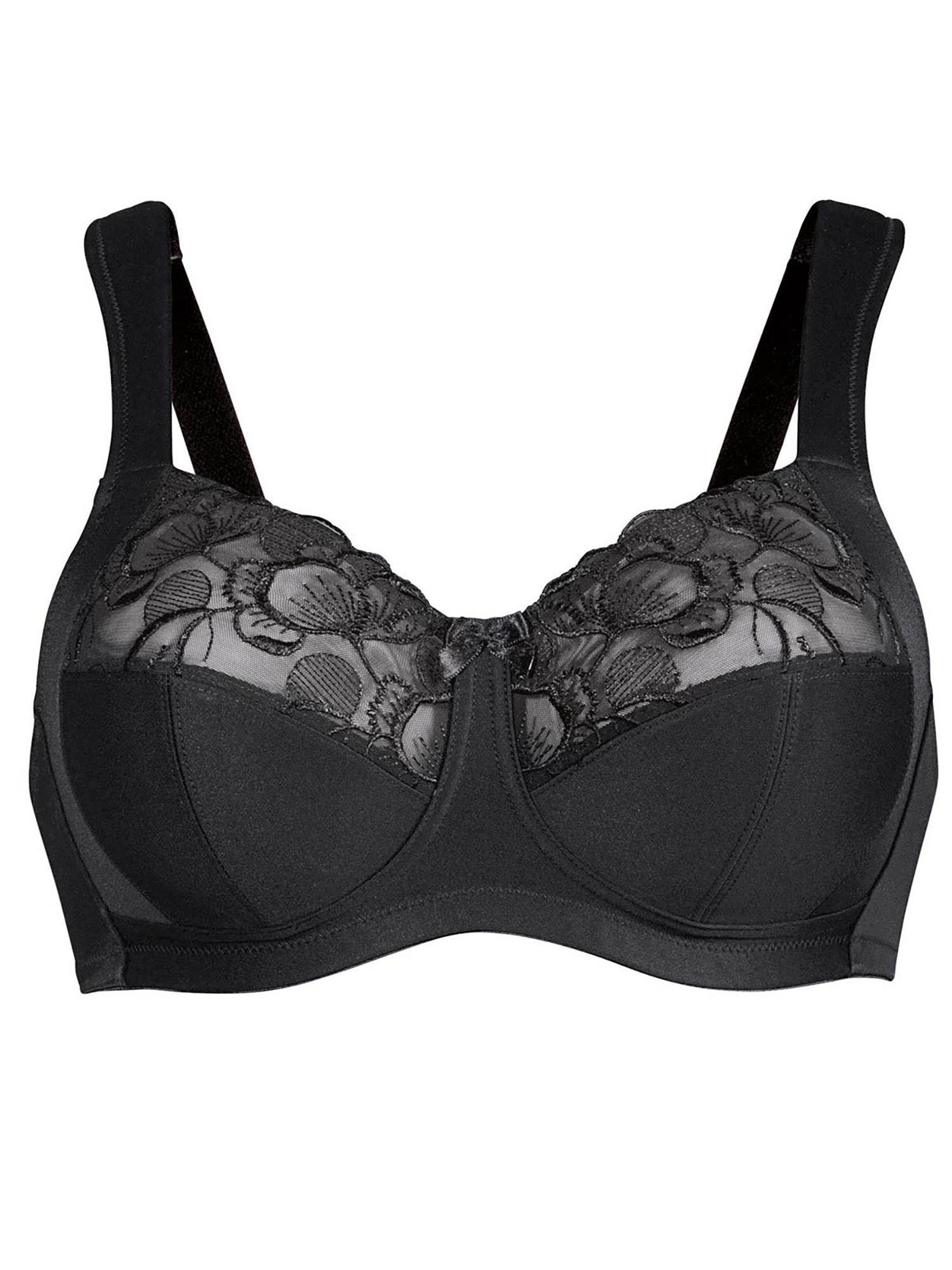 Entlastungs-Bh Anita "Komfort Bh Lucia", Damen, Gr. 75, Cup F, Schwarz, Obermaterial: 46% Polyester Pes. 43% Polyamid Pa. 11% Elasthan El., Bhs Entlastungs-Bh