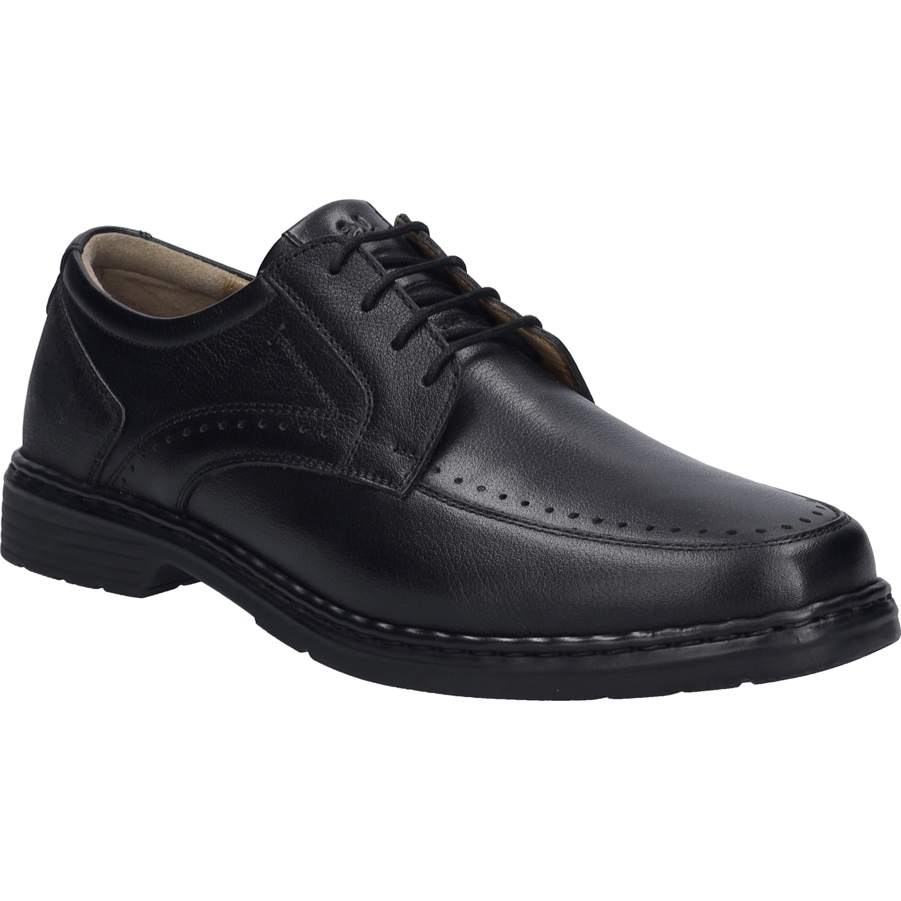 SchnüRschuh Josef Seibel "Alastair 18, Schwarz", Herren, Gr. 44, Schwarz, Obermaterial: 100% Rindsleder Leather Cow., Schuhe SchnüRschuh