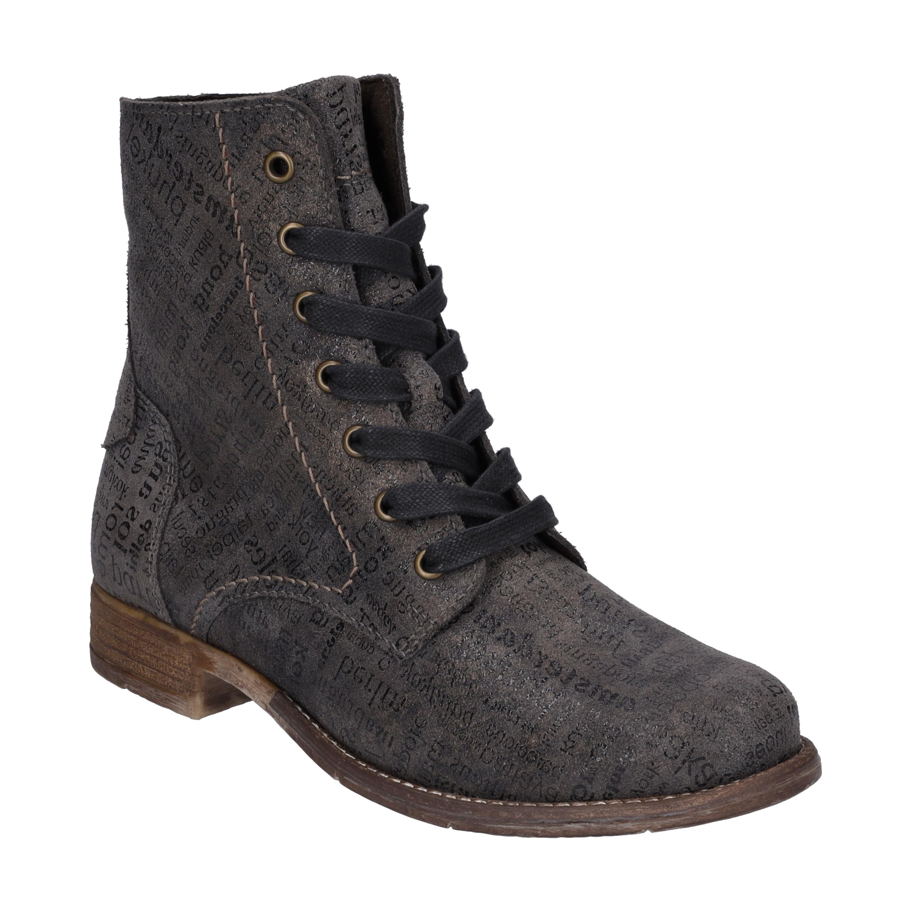 Stiefelette Josef Seibel "Sienna 82, Graphit", Damen, Gr. 38, Grau (Graphit), Obermaterial: 100% Rindsleder Leather Cow., Schuhe Stiefelette