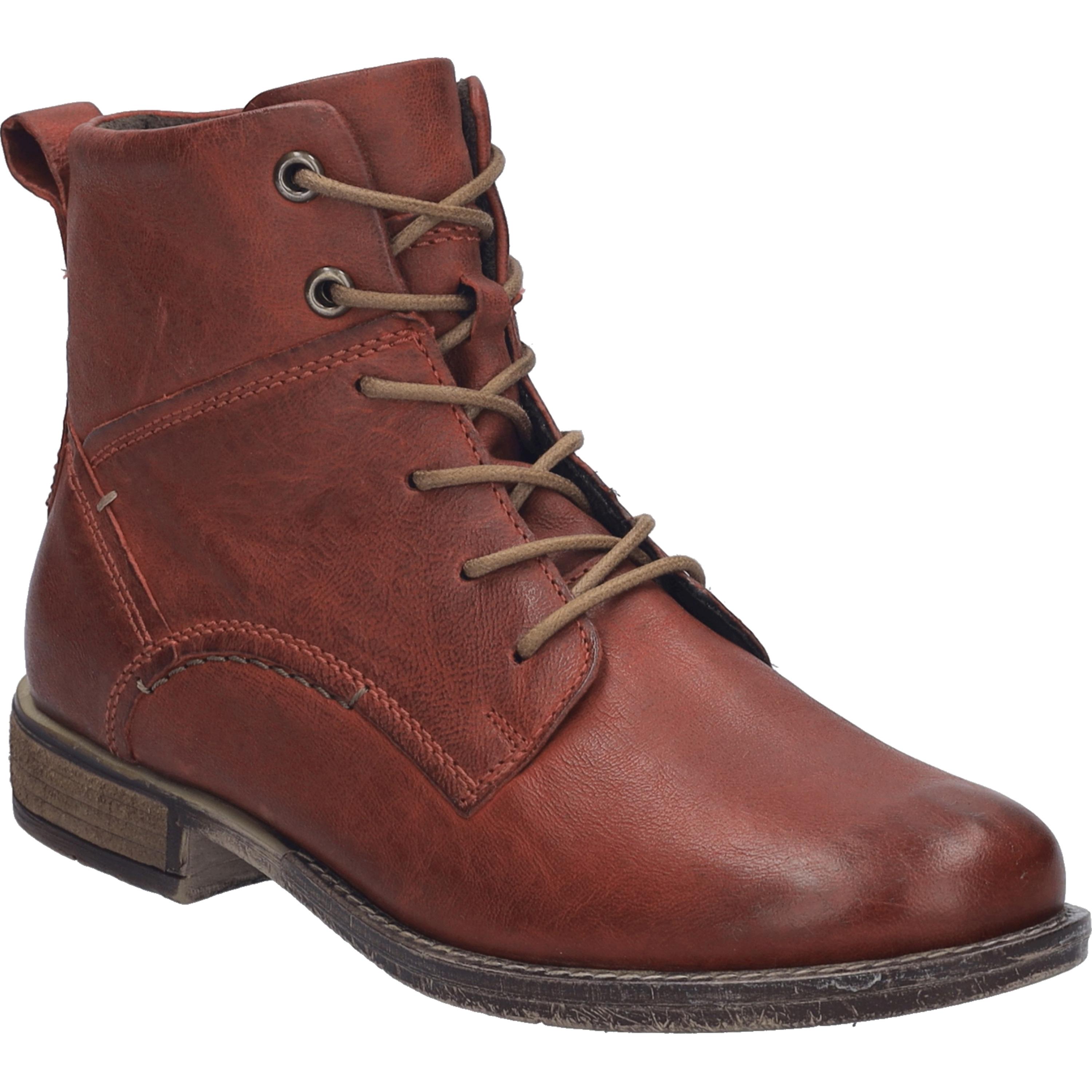 Stiefelette Josef Seibel "Sienna 95, Rot", Damen, Gr. 42, Rot, Obermaterial: 100% Rindsleder Leather Cow., Schuhe Stiefelette