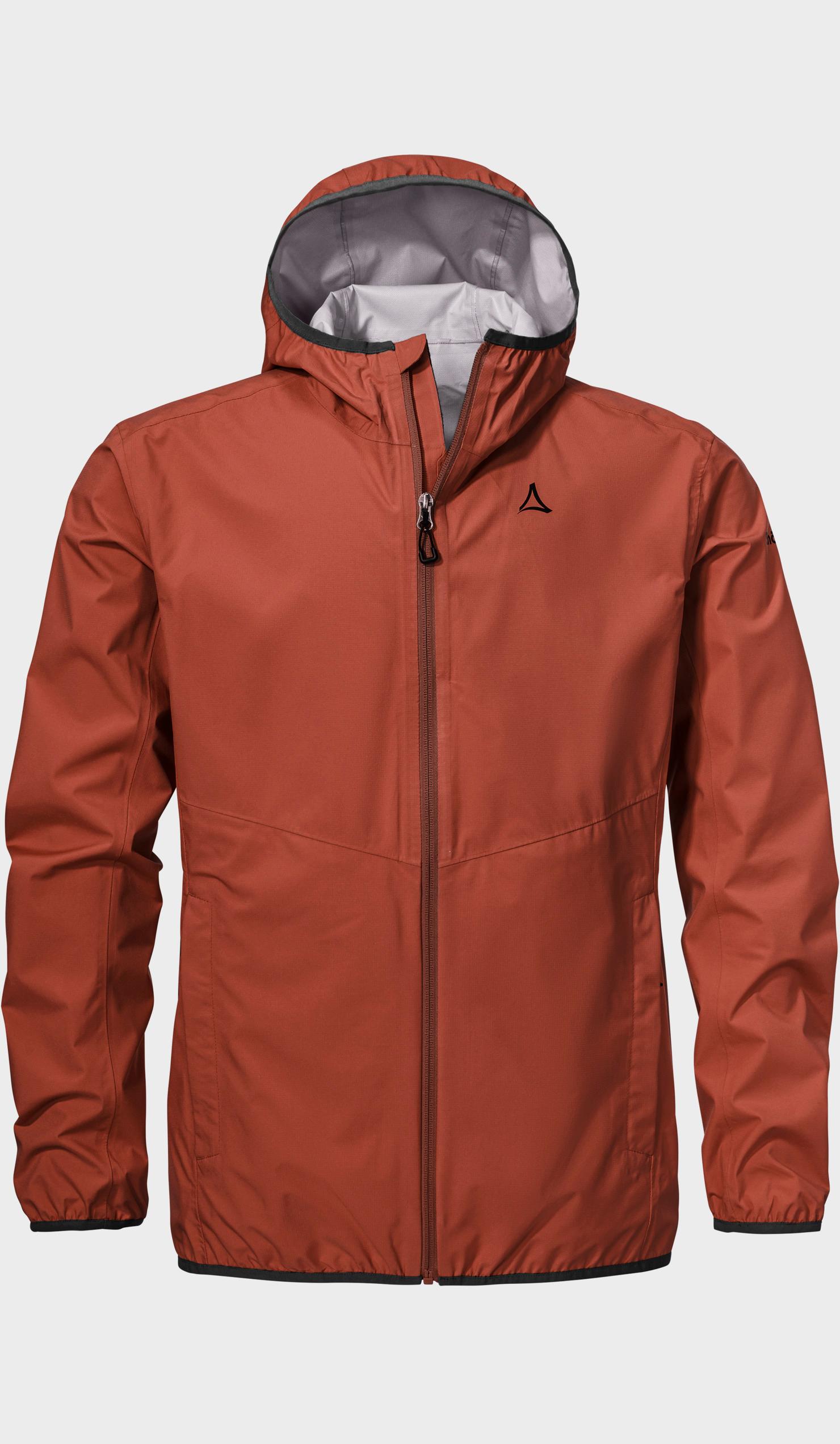 Outdoorjacke SchÖFfel "Jacket Style Migandi Mns", Herren, Gr. 50, 5590, Rot, Oberstoff: 100% Polyester; (Membran: Thermoplastisches Polyurethan), Regular Fit, Hoch Geschlossener Ausschnitt, Jacken Outdoorjacke