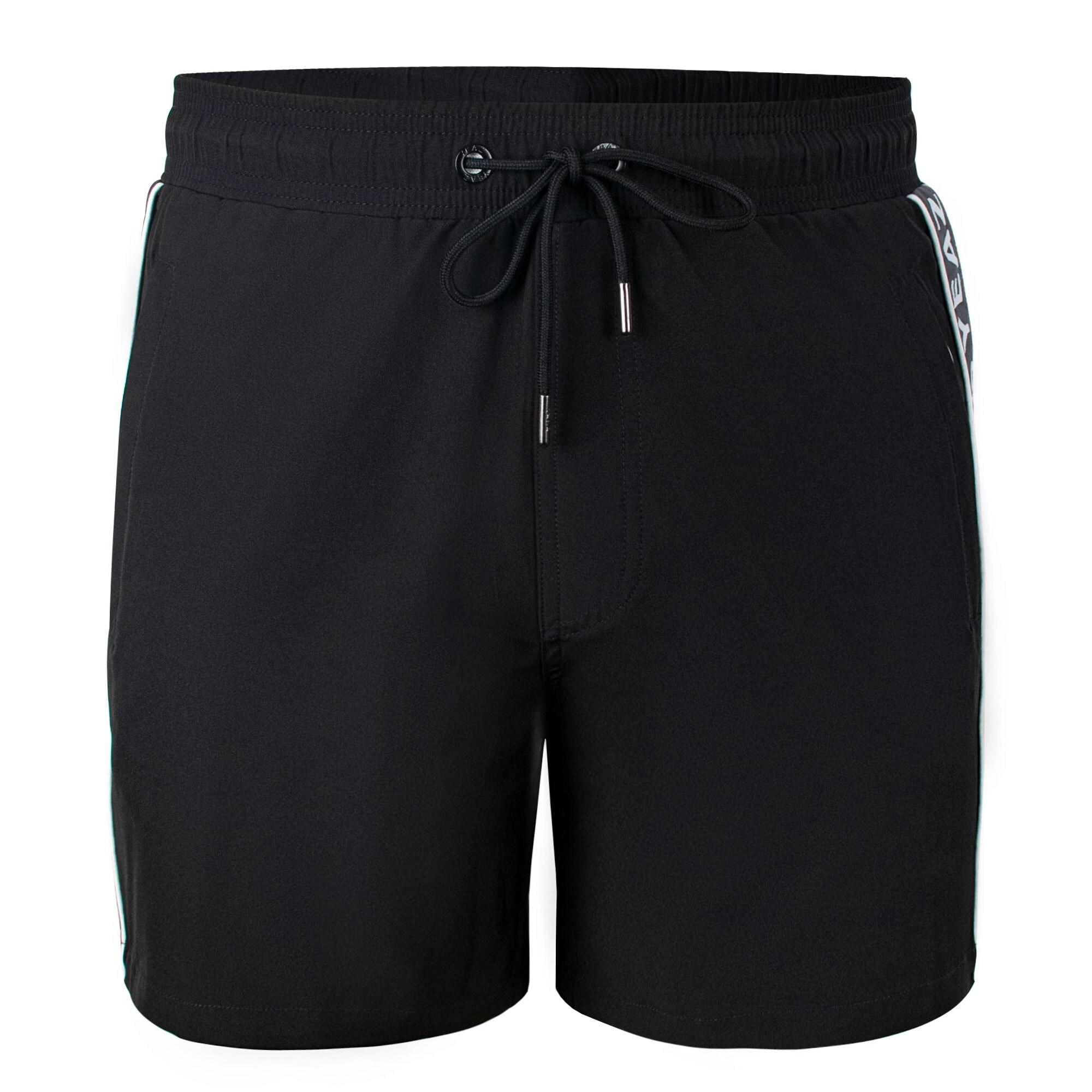Badeshorts Yeaz "Badeshorts Seabeat", Herren, Gr. L, Us, Schwarz, Obermaterial: 92% Polyester Pes. 8% Elasthan El., Badehosen Badeshorts
