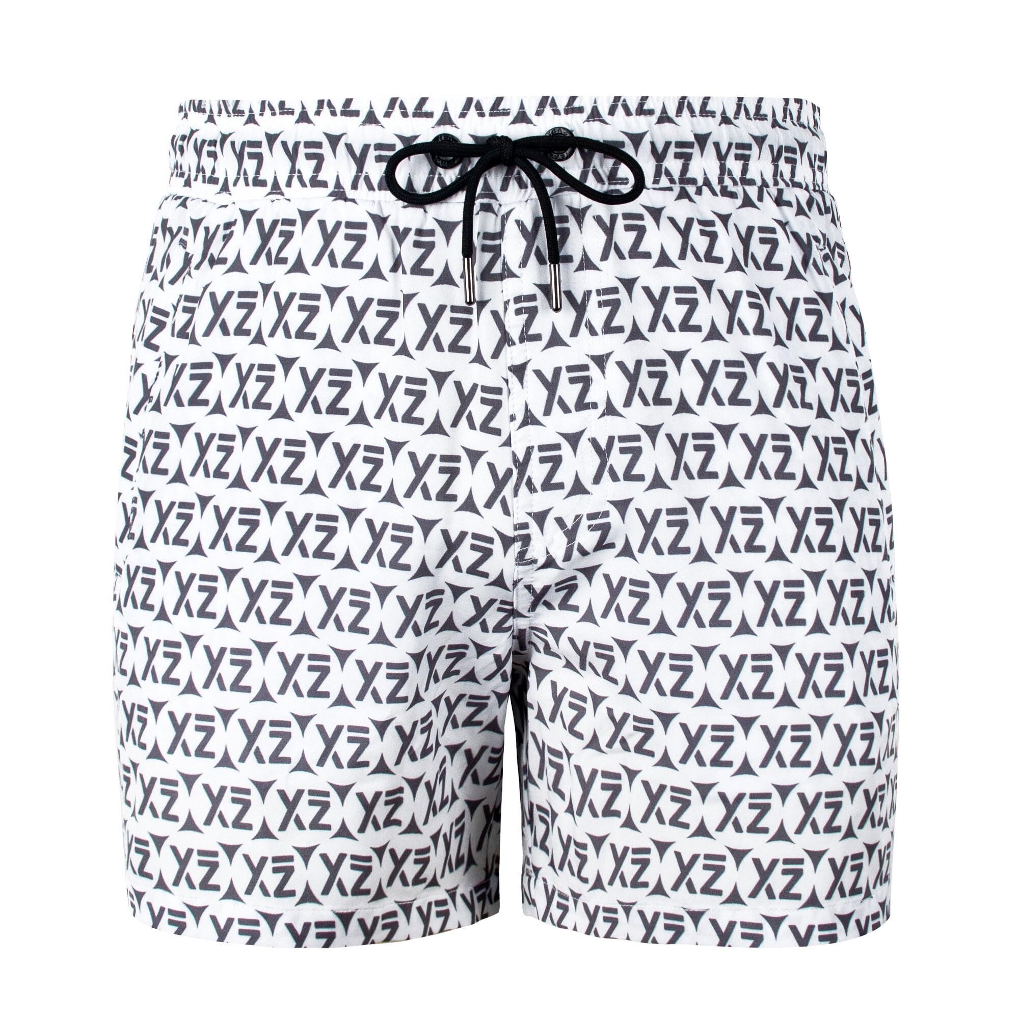 Badeshorts Yeaz "Badeshorts Seashey", Herren, Gr. S, Us, Weiß, Obermaterial: 97% Polyester Pes. 3% Elasthan El., Badehosen Badeshorts