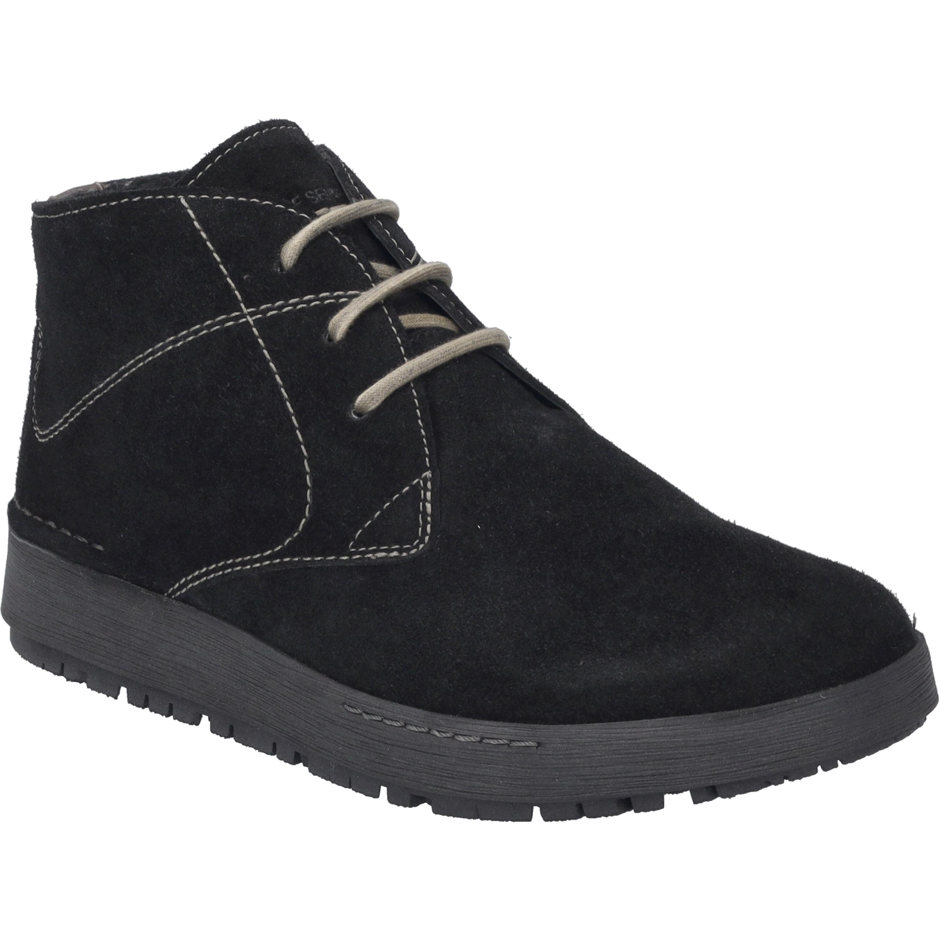 Stiefelette Josef Seibel "Anna 08, Schwarz", Damen, Gr. 41, Schwarz, Obermaterial: 100% Rindsleder Leather Cow., Schuhe Stiefelette