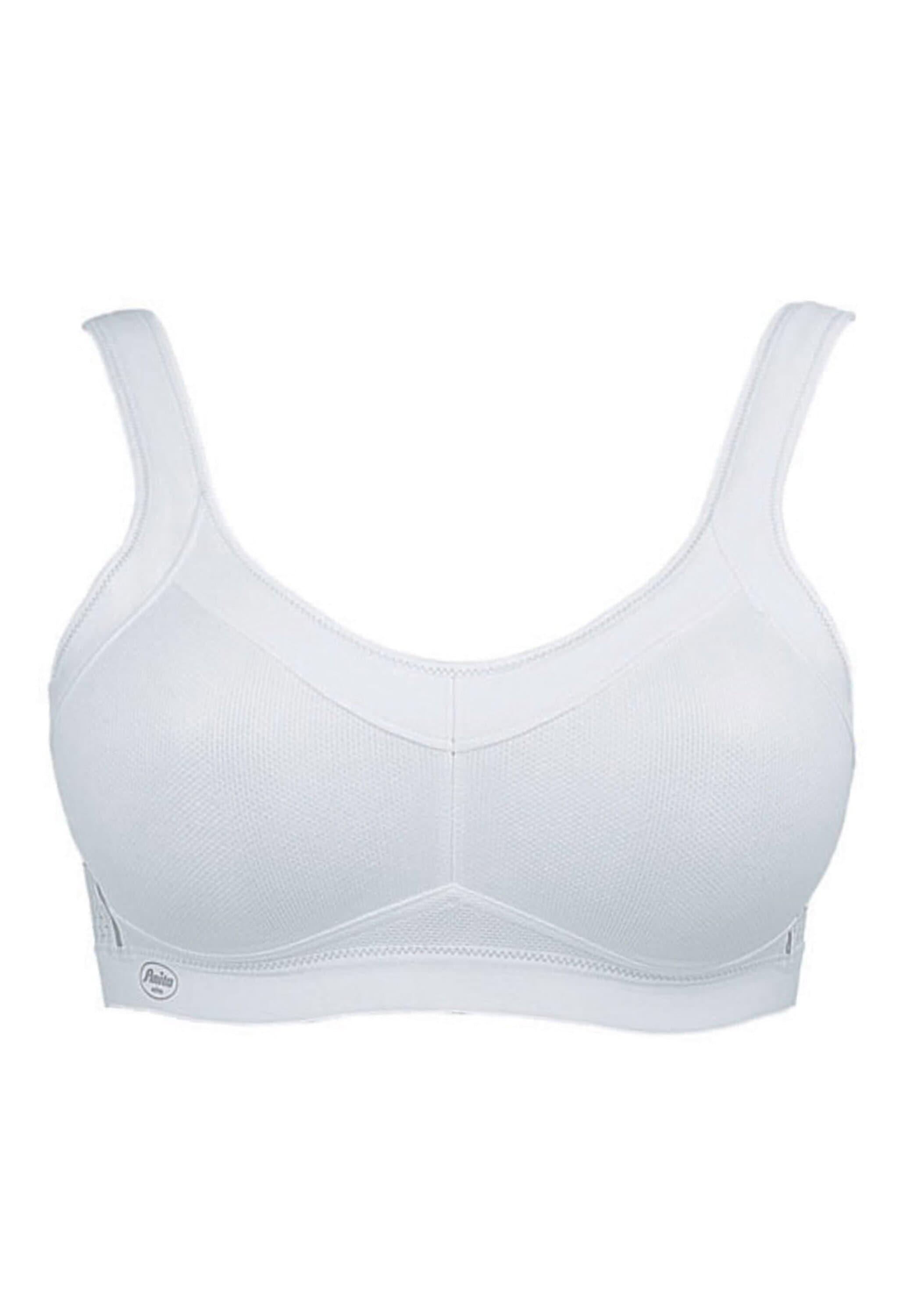 Bustier Anita Active "Bh Momentum 1Er Pack", Damen, Gr. 75, Cup F, Weiß, Obermaterial: 70% Polyester Pes. 15% Polyamid Pa. 15% Elasthan El., Bhs Bustier