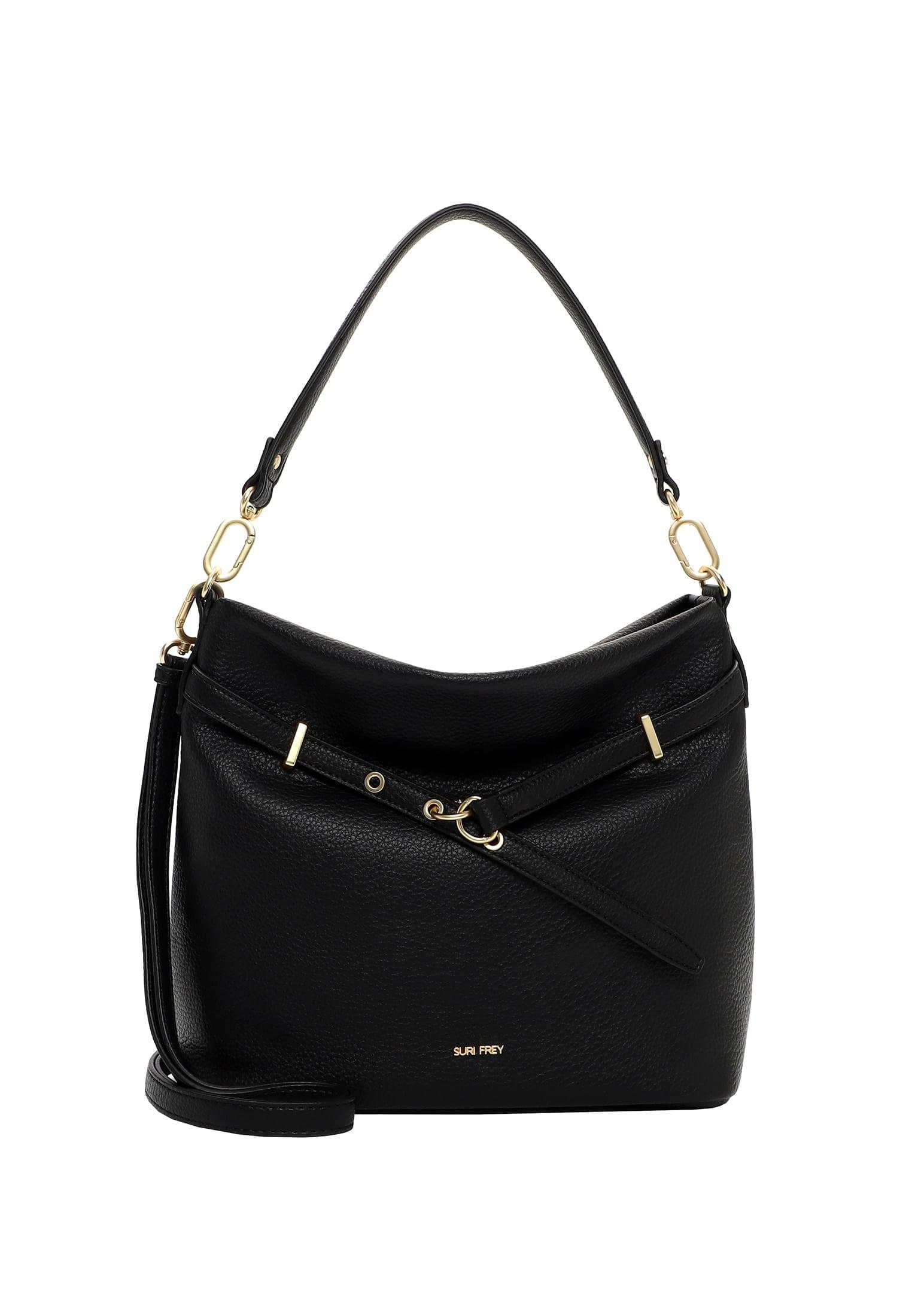 Beuteltasche Suri Frey "Beutel Sfy Bailey", Damen, Gr. B/H/T: 32Cm X 31Cm X 15Cm 0, Schwarz (Schwarz 100), Polyurethan, Taschen Beuteltasche