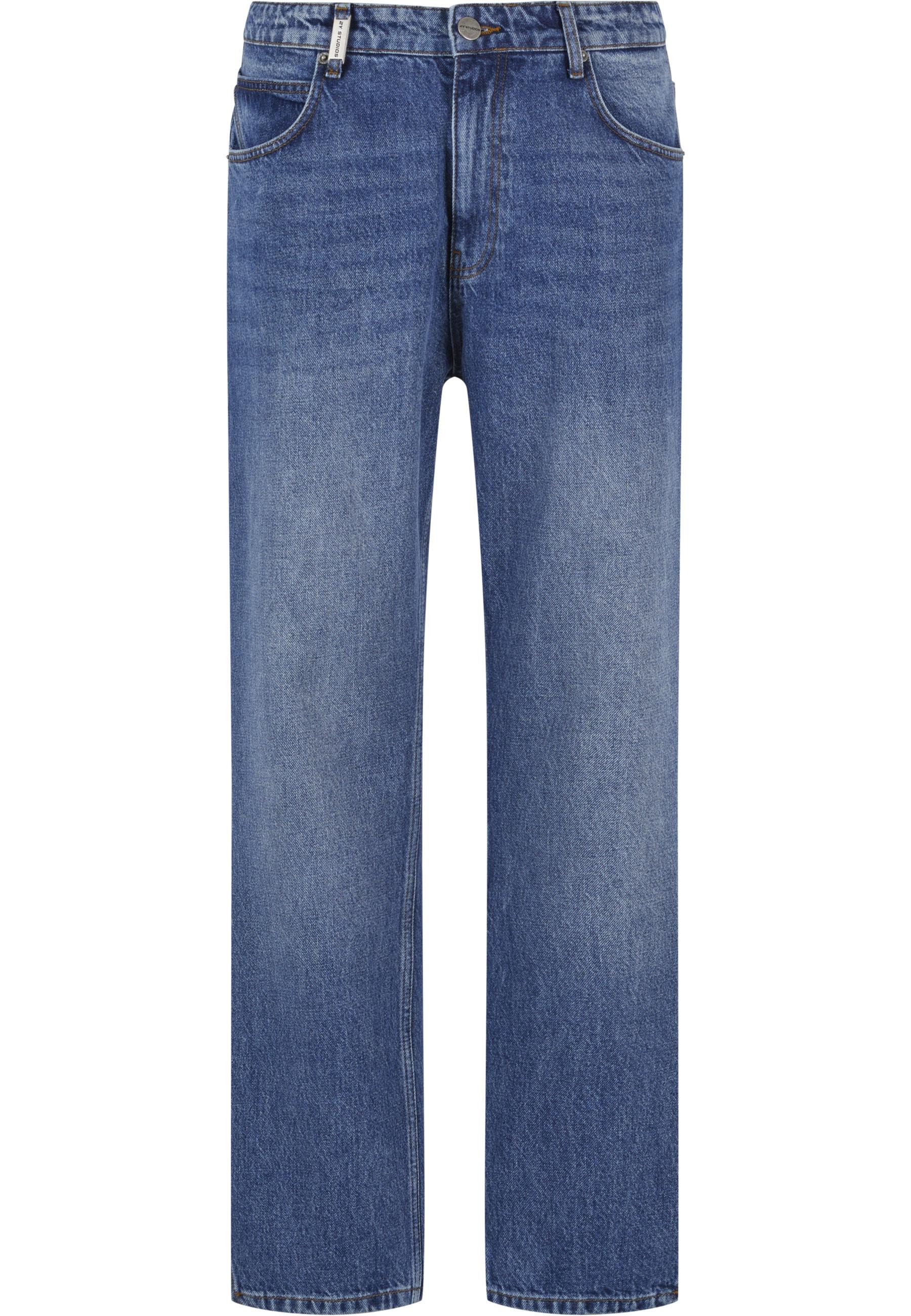 Bequeme Jeans 2Y Studios "2Y Studios 2Y Amaru Ankle Straight Jeans", Herren, Gr. 28, NormalgrößEn, Blau, 100% Baumwolle, Unifarben, Normal, Jeans