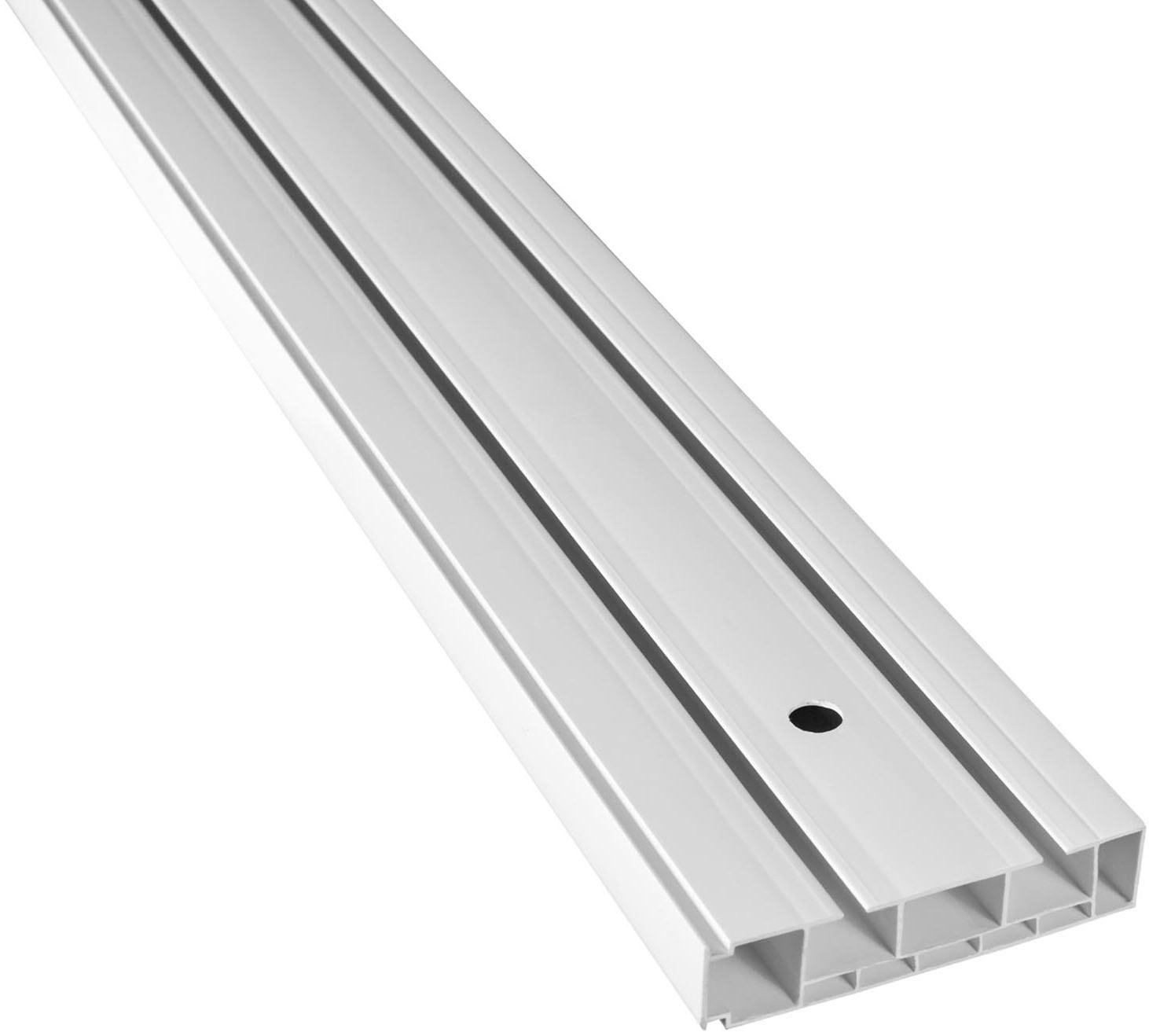 Gardinenschiene SN DECO GROUP "Vorhangschiene SH (2)" Gr. 4, weiß, L:200cm T:7,7cm, Kunststoff, Gardinenstangen, Gardinenschiene, Topseller