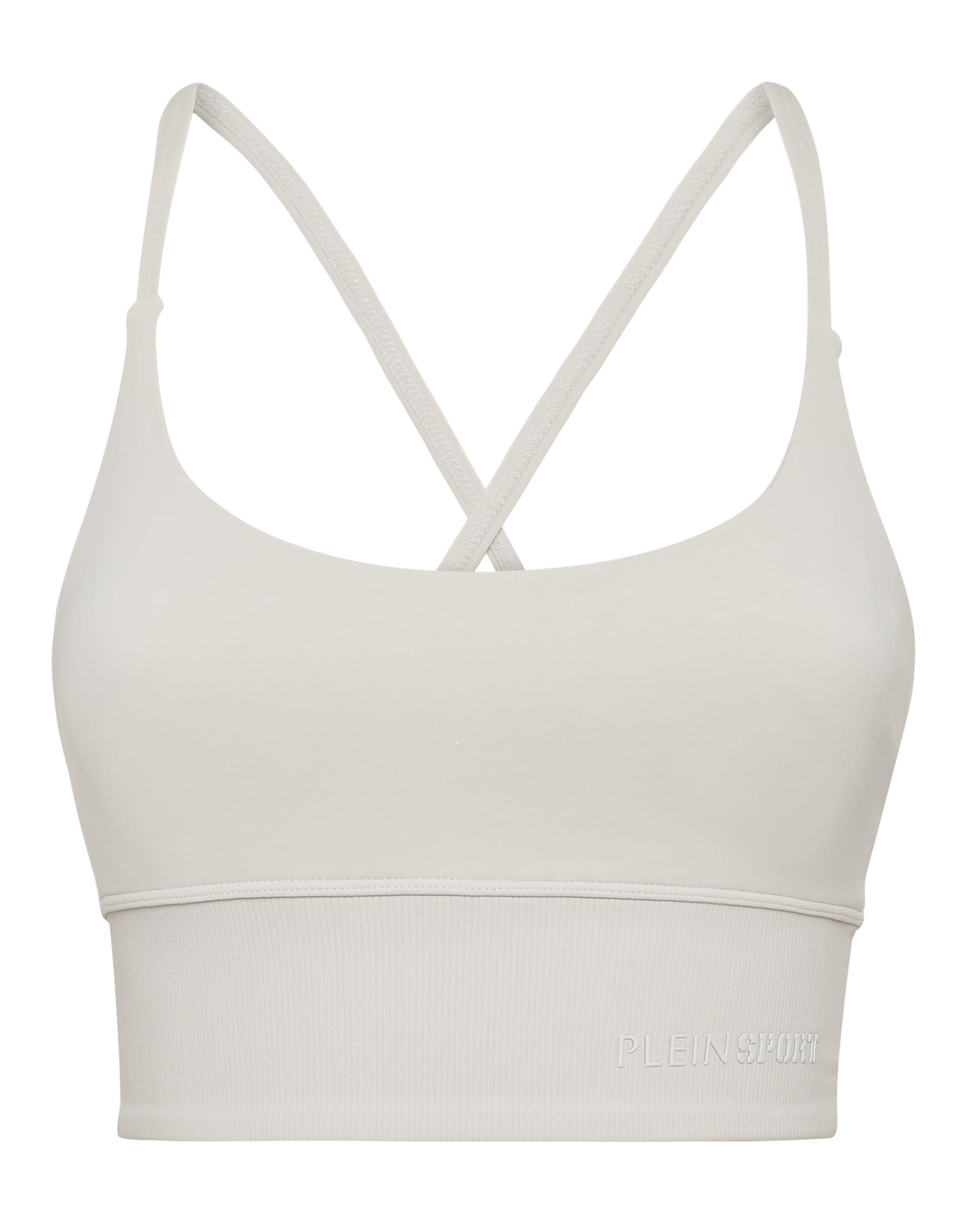 Sport-Bh Plein Sport "Sport Bh", Damen, Gr. L, N-Gr, Grau (10, Grau), Obermaterial: 80% Polyamid, 20% Elasthan, Bhs Sport-Bh