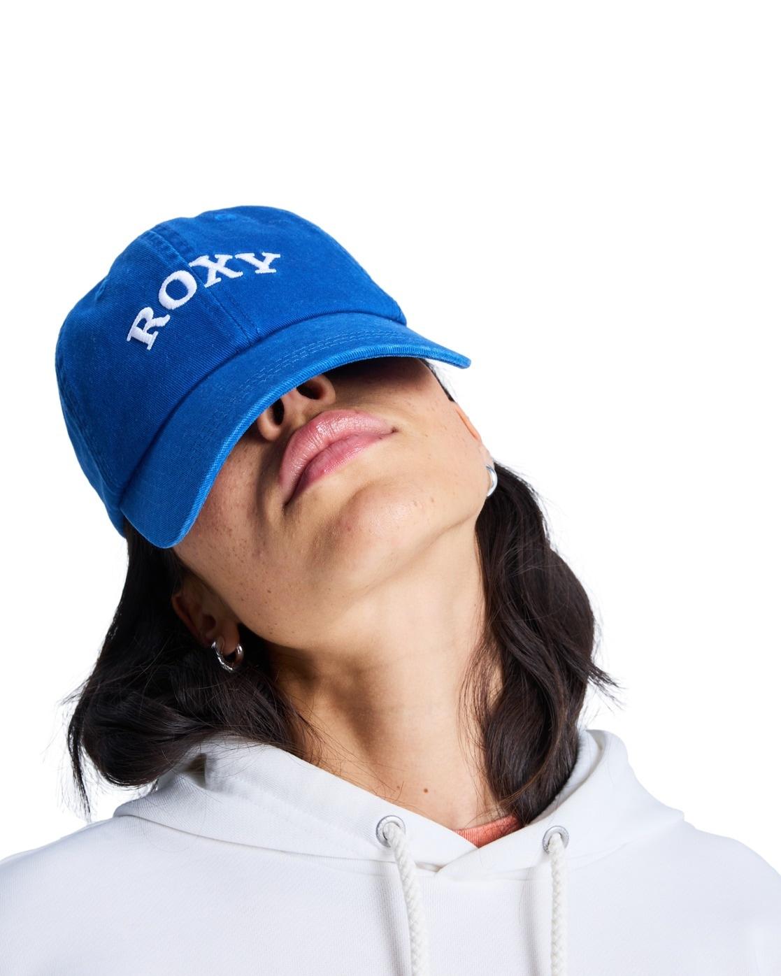 Flex Cap Roxy "Summer Breezy", Damen, Blau (Surf The Web), Obermaterial: 65% Walkfrottier, 35% Walkfrottier;, Caps