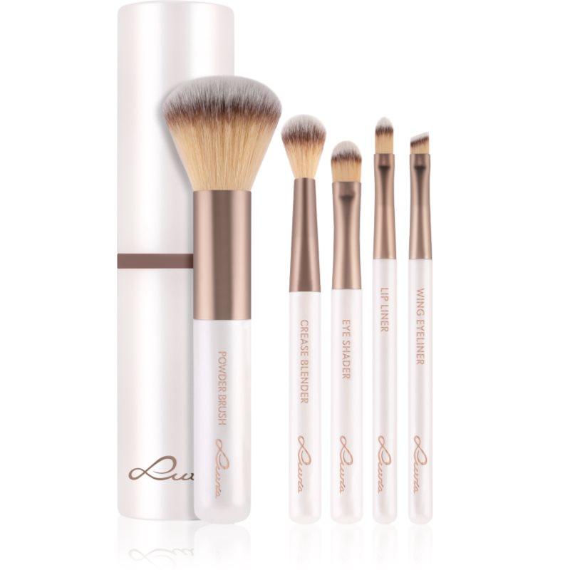 Luvia Cosmetics Travel Set Macchiato Penselen Set Travel 5 st