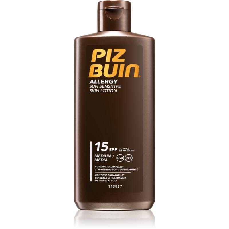 Piz Buin Allergy Zonnebrandmelk voor Gevoelige Huid SPF 15 200 ml