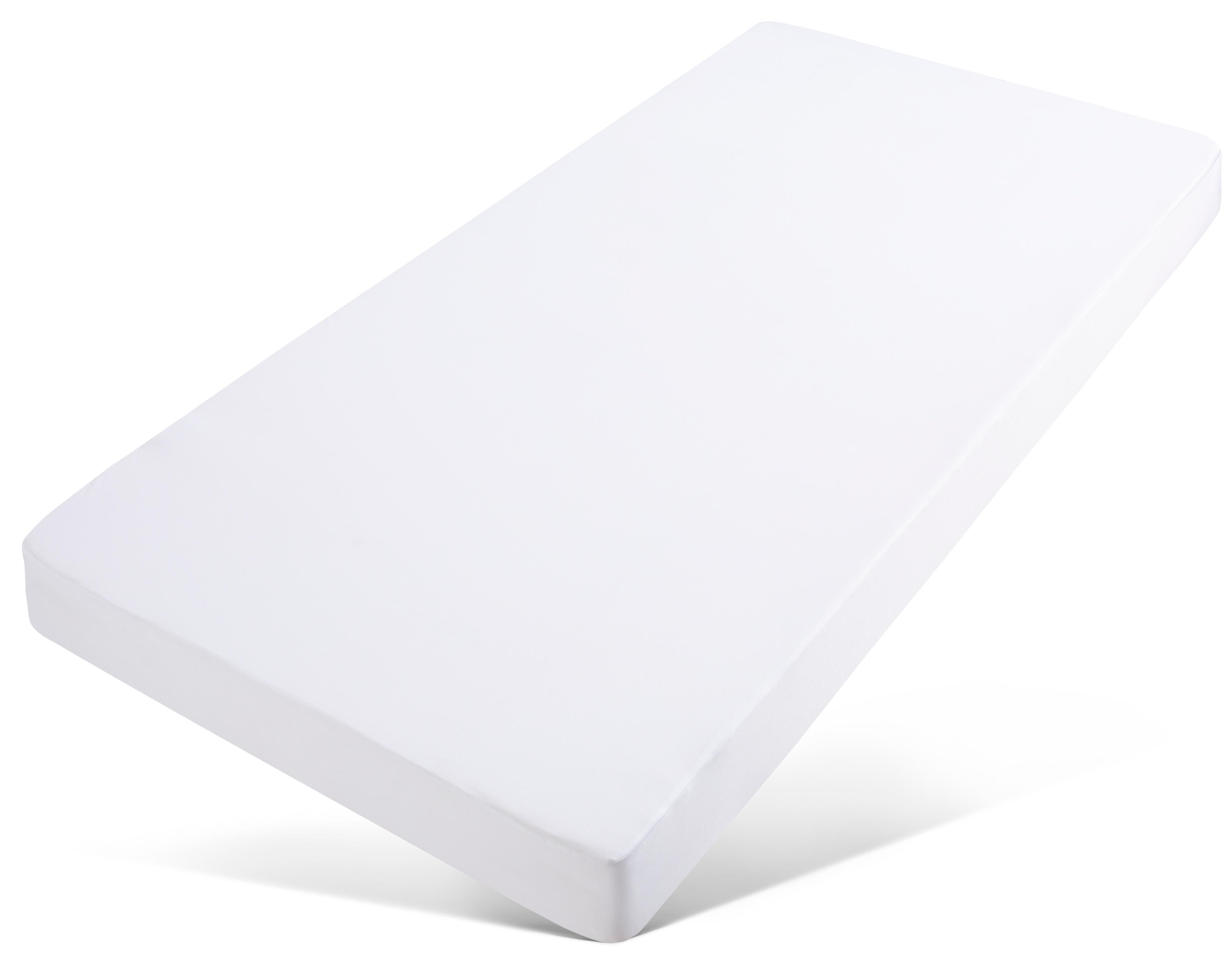 Matratzenschutzbezug OTTO HOME "Fynny NEUHEIT Bezug 90x200 cm, 140x200 cm und weiteren Größen", weiß, B:90cm L:200cm, Obermaterial: 100% Polyester. Rückseite: 100% Polyurethan, Matratzenzubehör, Matratzenschutzbezug, Matratzenschoner mit Rundumgummizug, waschbar bis 95, wasserdicht