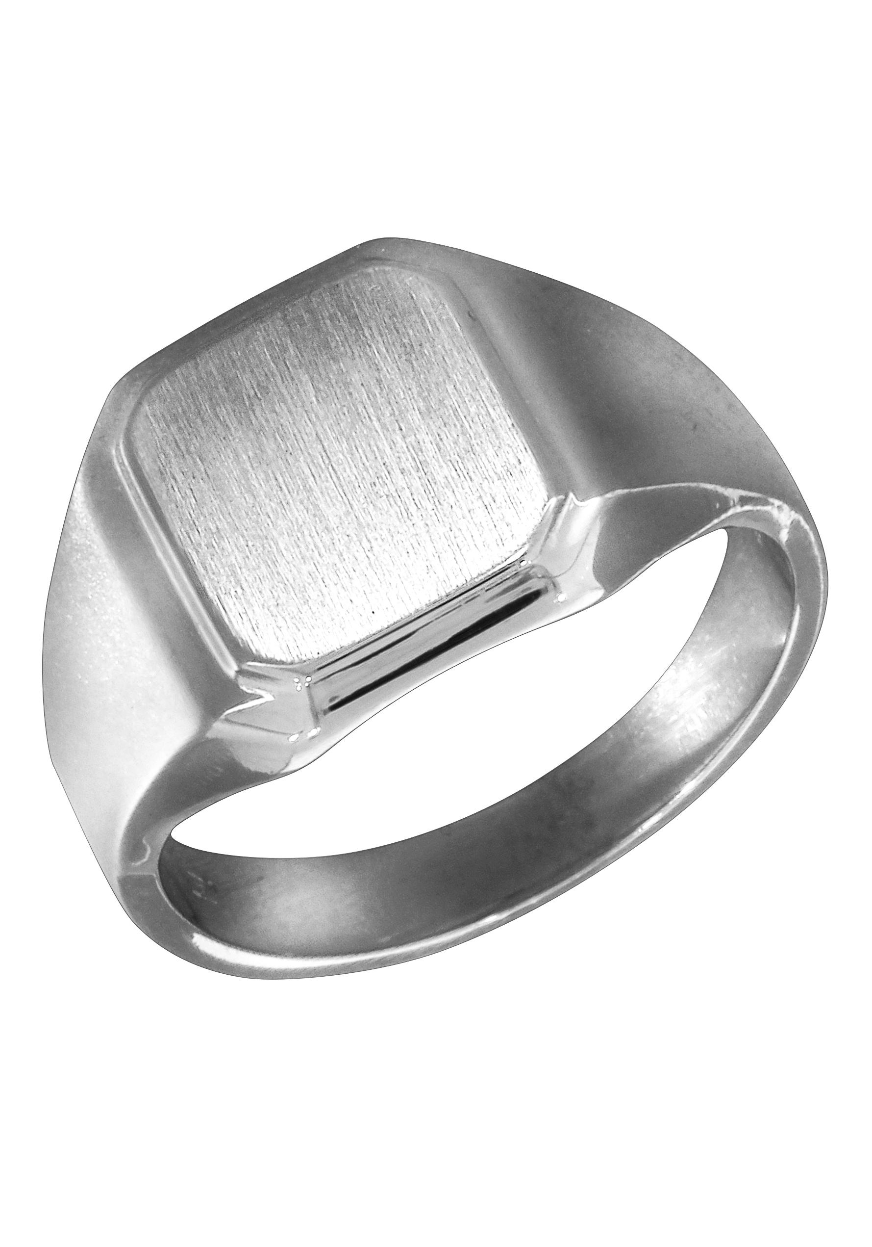Fingerring FIRETTI "Schmuck Geschenk Silber 925 Siegelring" Gr. 22, silber (silberfarben), Fingerringe, Herren, 22, Silber 925 (Sterlingsilber), 3,5mm, Fingerring