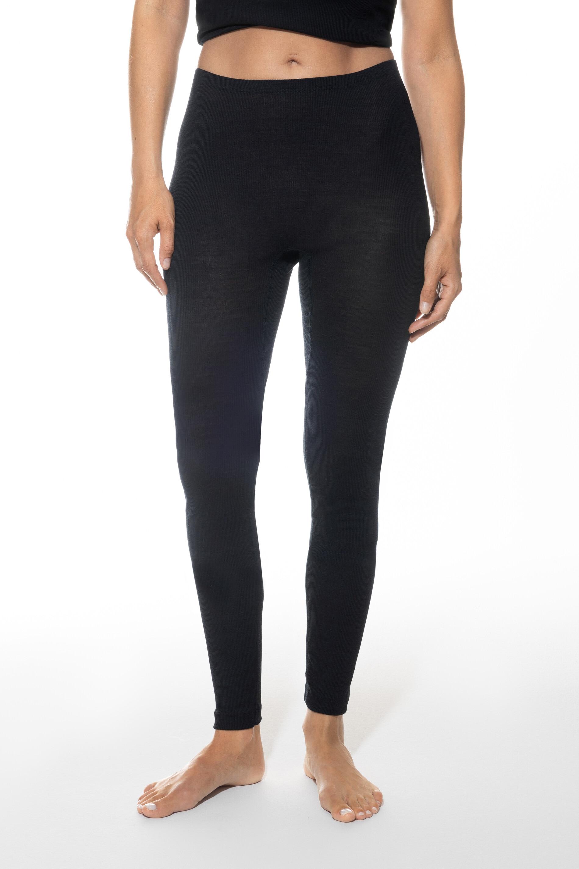 Leggings MEY "Wool Love", Damen, Gr. XXS/XS, N-Gr, schwarz, Strick, Obermaterial: 70% Schurwolle, 30% Seide, lang, Hosen Leggings, Merinowoll-Anteil, leichter Glanz