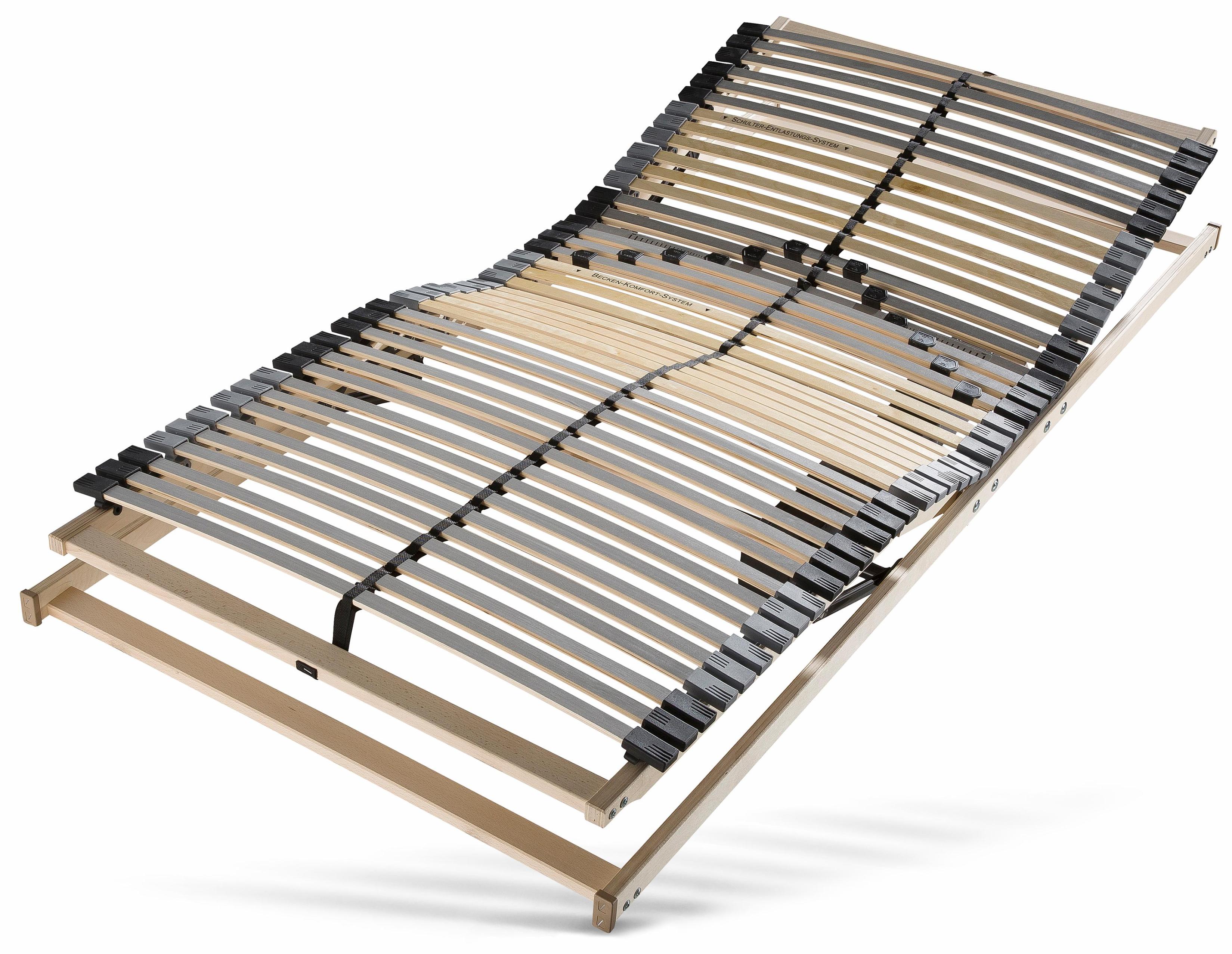 Lattenrost mit Motor BECO "Flex Motor Funk", grau (weiß, neutral), B:80cm H:7,5cm L:200cm, Lattenroste, Lattenrost mit Motor, mit Funk-Fernbedienung, erhältlich in 90x200 cm und weiteren Größen