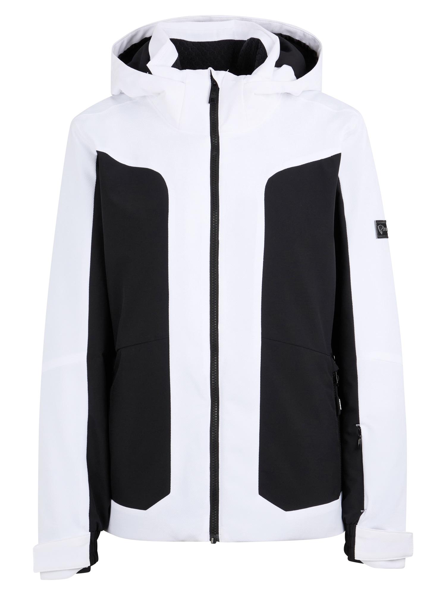 Skijacke ZIENER "TARLA-Z jacket lady", Damen, Gr. 44, weiß, Obermaterial: 100% Polyester; Futter: 100% Polyester; Futter 2: 100% Polyamid; Wattierung: 100% Polyester, Jacken Skijacke
