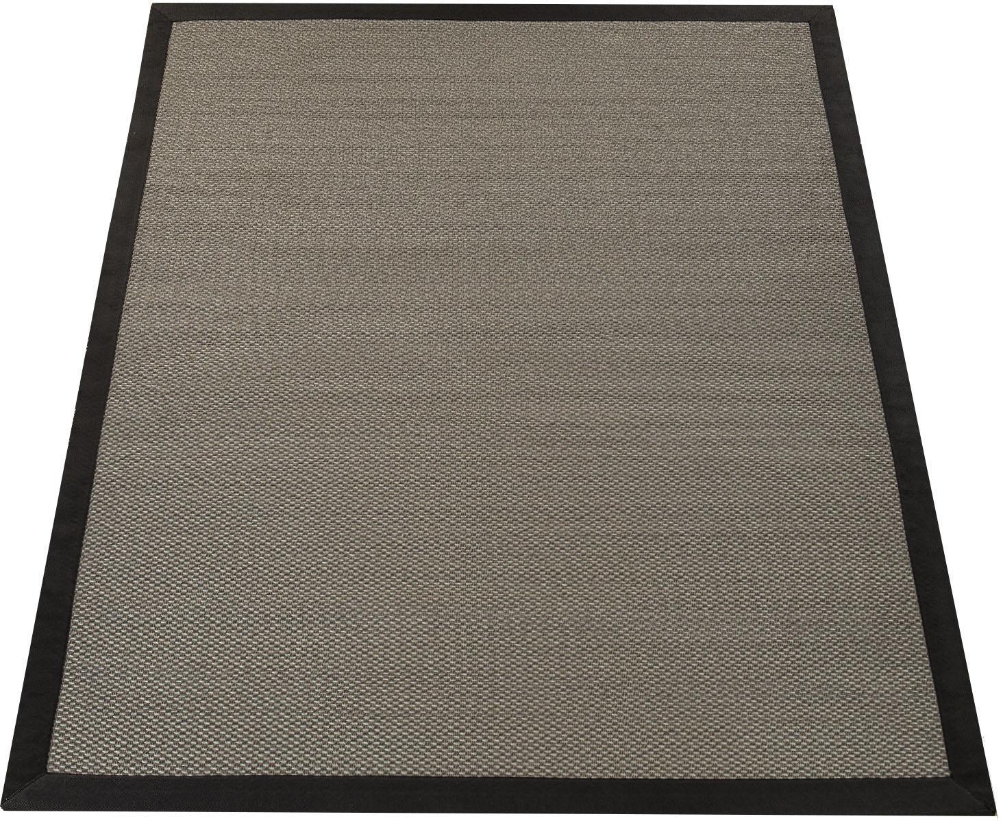 Teppich PACO HOME "Sisala 270", braun, B:120cm H:4mm L:170cm, Polypropylen (PP), Teppiche, Teppich, Flachgewebe, gewebt, Sisal Optik, Bordüre, In- und Outdoor geeignet