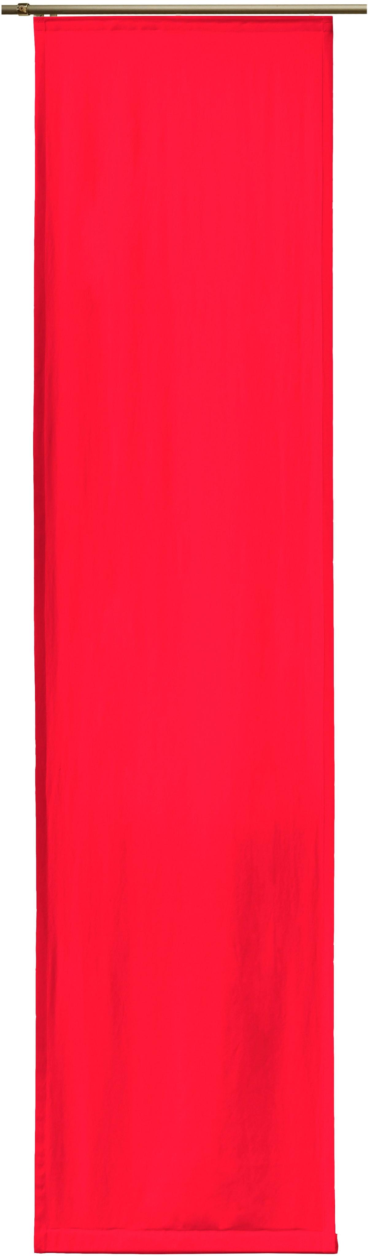 Schiebegardine WIRTH "Umea" Gr. 4, rot, B:60cm H:245cm, Jacquard, Polyester, Gardinen, Schiebegardine