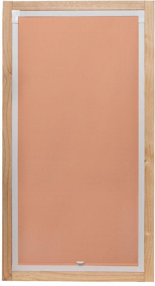 Dachfensterrollo K-HOME Gr. 1, rot (apricot), B:37cm H:59cm, Polyester, Rollos, Dachfensterrollo, im Fixmaß