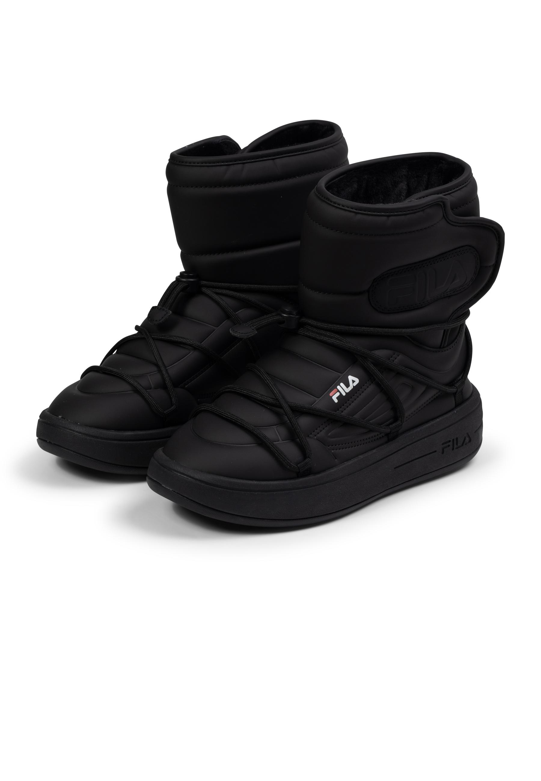 Winterboots FILA "SUPERBUBBLE BOOT wmn", Damen, Gr. 38, schwarz, Synthetik, Schuhe Winterboots, Winterstiefel, Winterschuhe, Schlupfboots, Snowboots, gefüttert