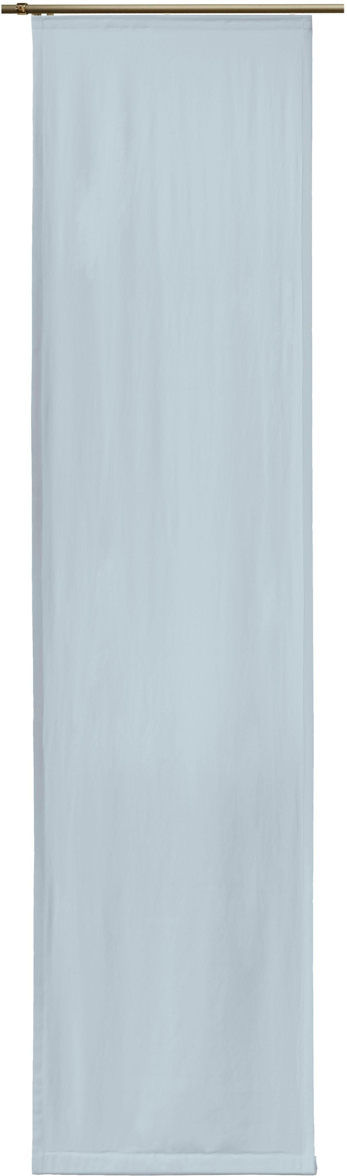 Schiebegardine WIRTH "Newbury" Gr. 3, blau (hellblau), B:57cm H:225cm, Jacquard, Baumwolle, Polyester, Gardinen, Schiebegardine, Ohne Befestigungszubehör, Breite: 57 cm