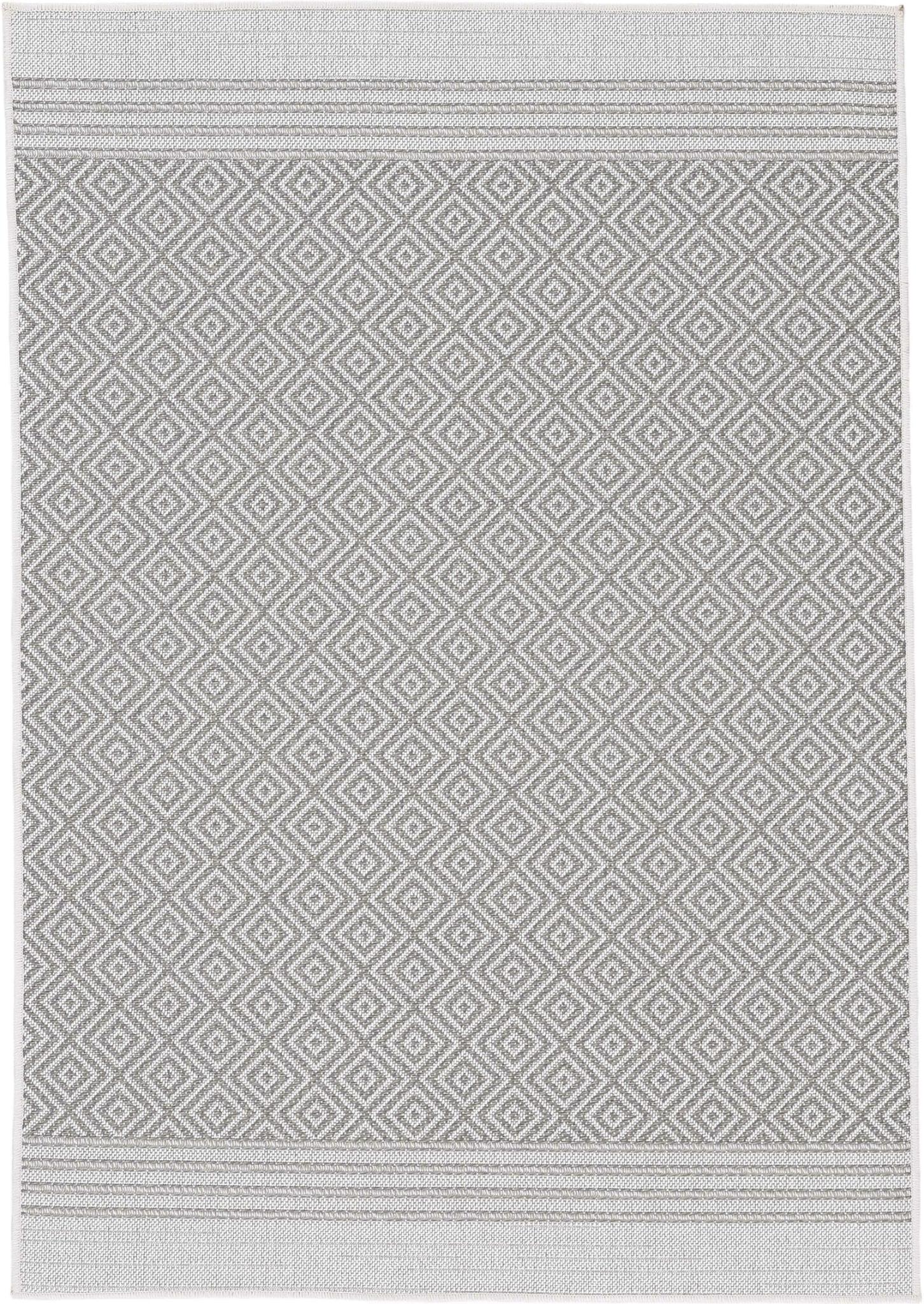 Teppich CARPETFINE "Boho 103, auch als Läufer erhältlich", beige, B:120cm H:4mm L:170cm, Polypropylen, Teppiche, Teppich, robustes Flachgewebe, Sisal Optik, UV-beständig, In- und Outdoor