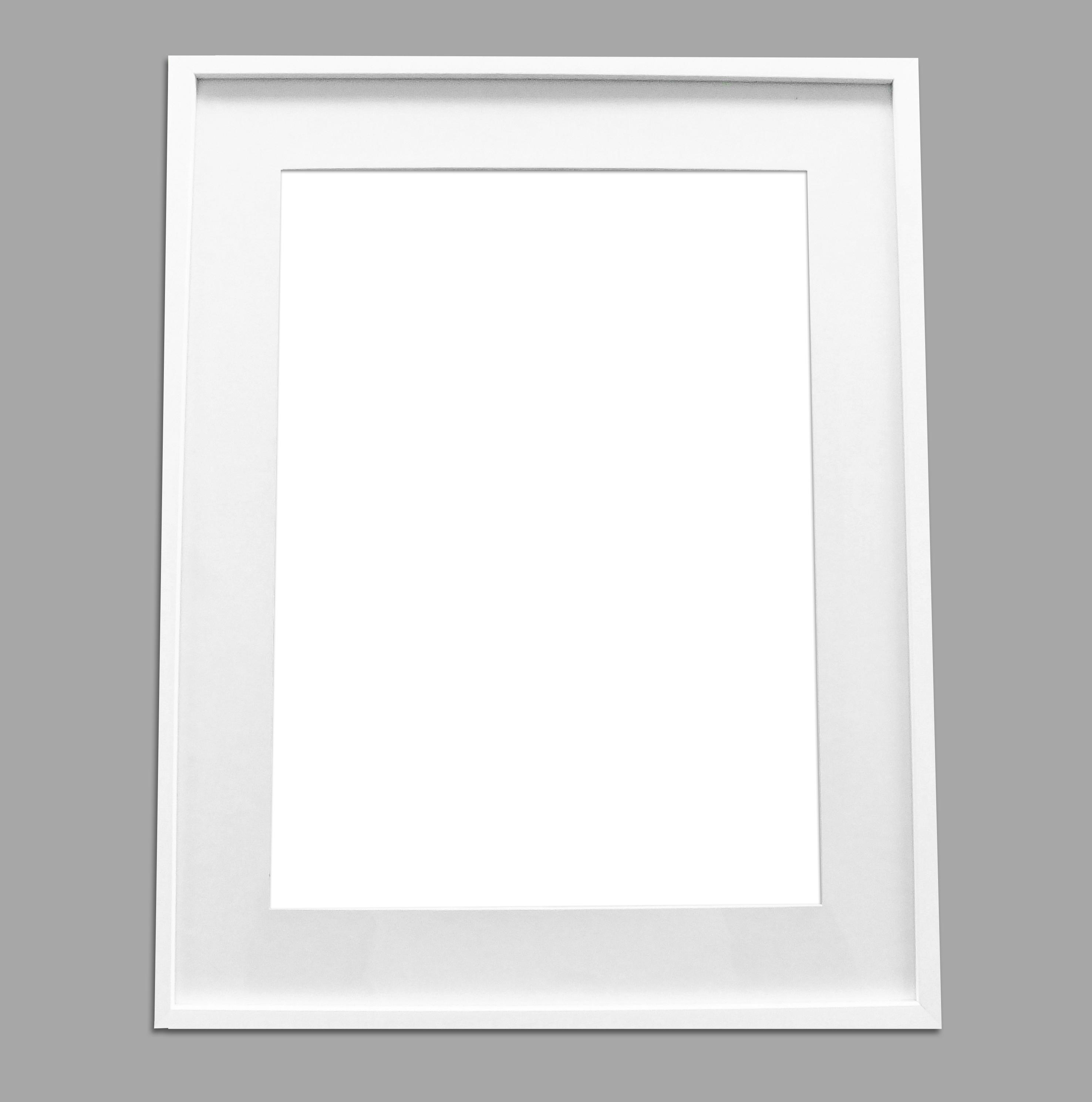Bild QUEENCE "Inga", blau (farbe rahmen: weiß, farbe bild(er): blau), B:40cm H:50cm, Bilder, Bild, Marmor, gerahmt, Abstrakt