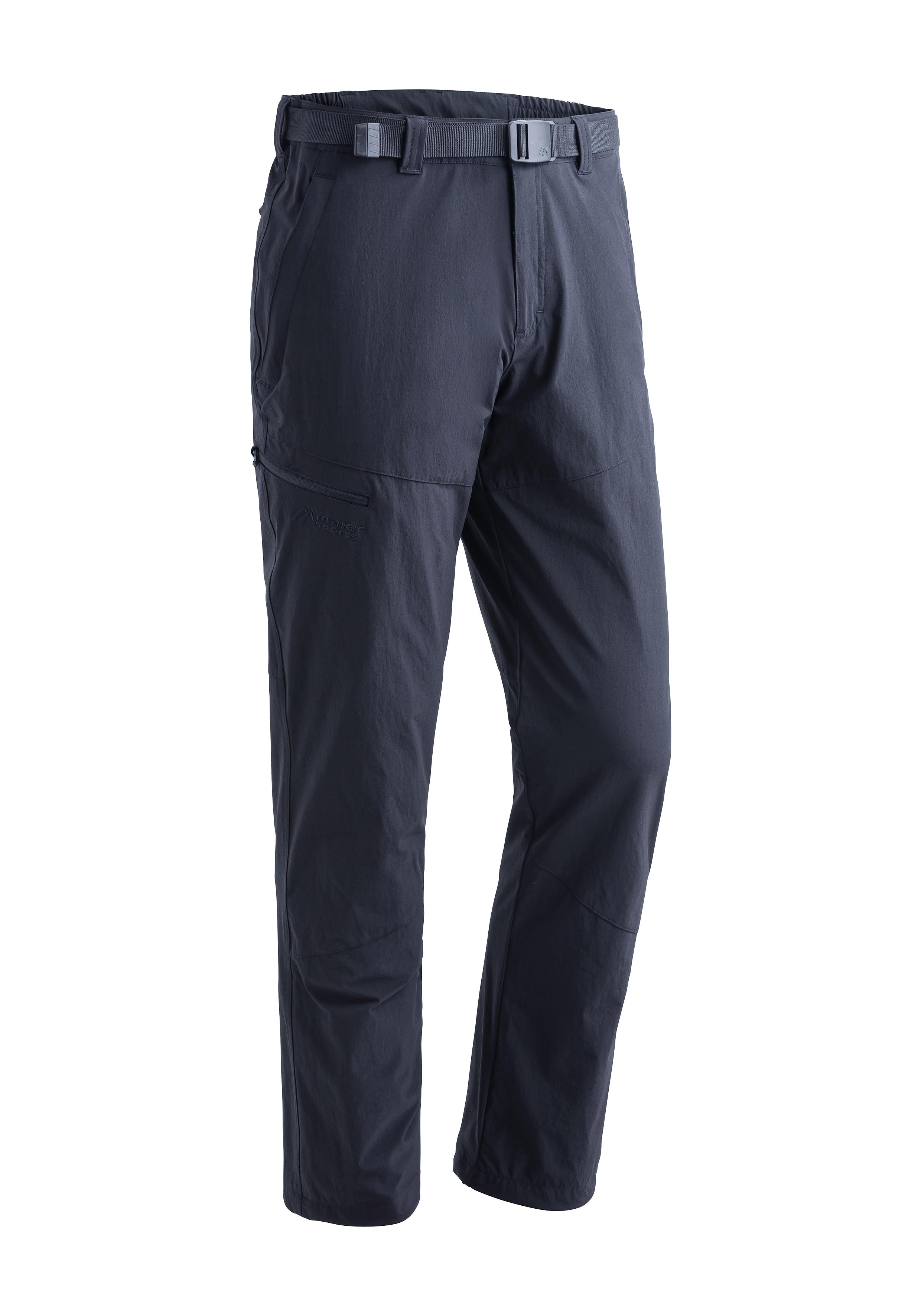 Outdoorhose MAIER SPORTS "Nil Winter", Herren, Gr. 66, Normalgrößen, blau (dunkelblau), 90% Polyamid, 10% Elasthan, Hosen Outdoorhose, Herren Winter Wanderhose, Funktionshose mit Netzinnenfutter