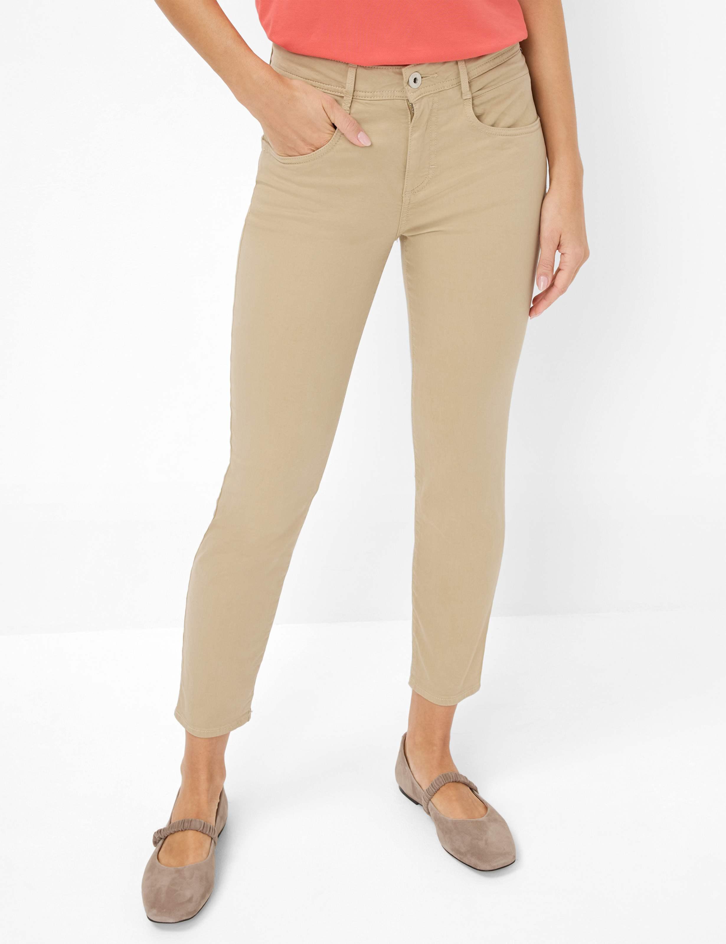 Brax Damen RöHrenjeans Style Shakira S Almond, Denim Beige, Gr. 40