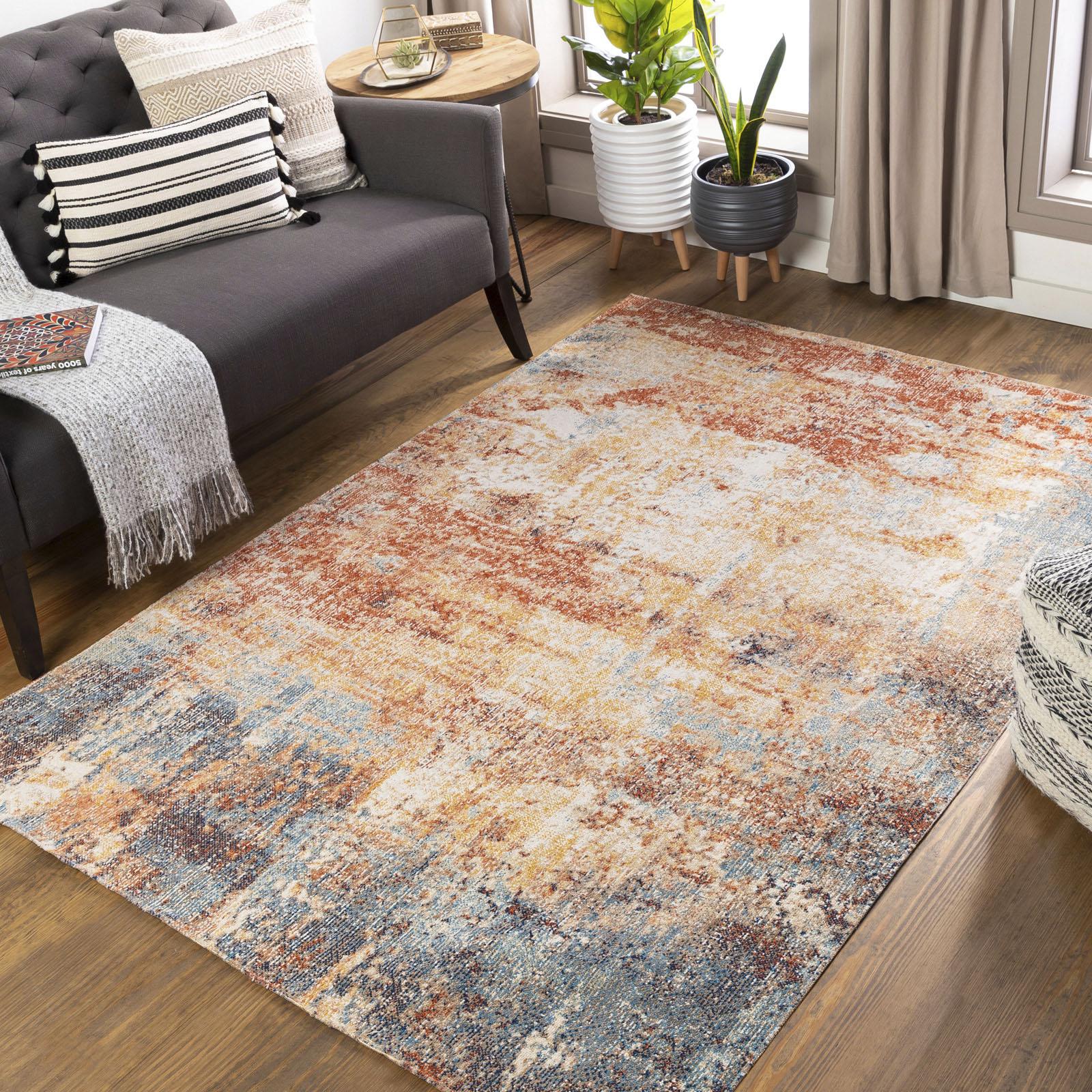 Teppich LIVABLISS "MIJEK", bunt, B:160cm H:6mm L:213cm, Kunstfaser, Teppiche, Teppich