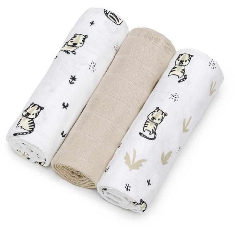 T-TOMI TETRA Cloth Diapers HIGH QUALITY stoffen luiers Tigers70x70 cm 3 st