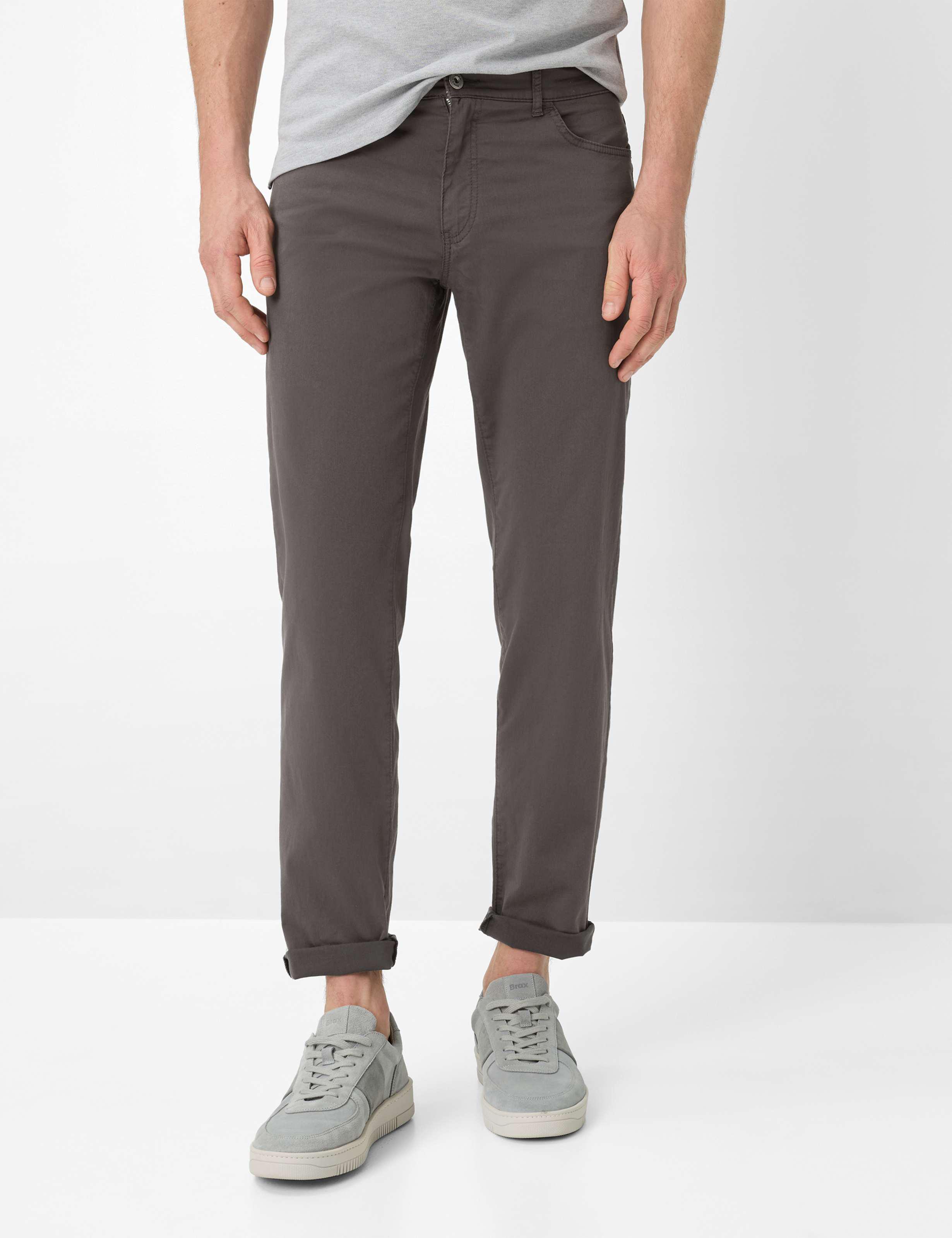Brax Herren Five-Pocket-Hose Style CADIZ DARK GREY, grau, Gr. 44/32
