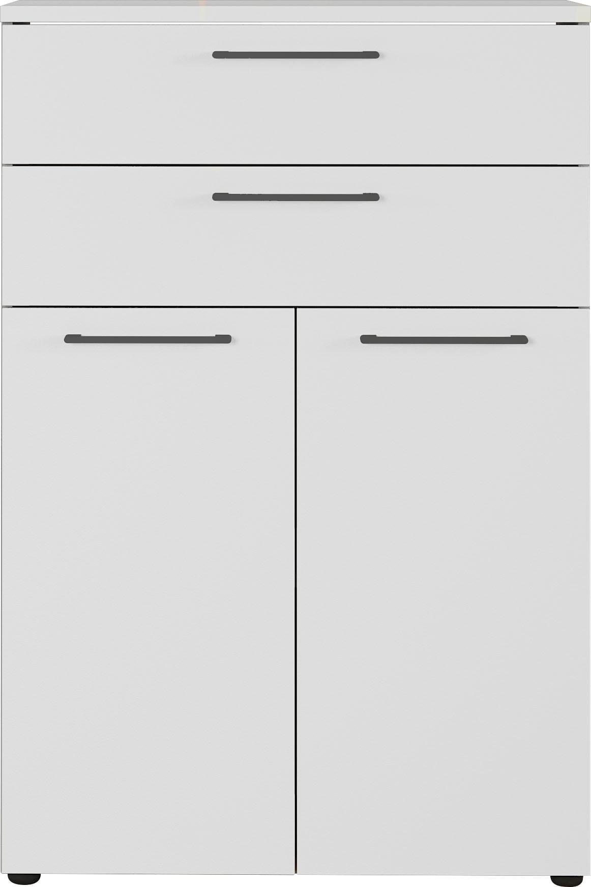 Aktenschrank Germania "Gw-Agenda", Grau (Lichtgrau), B:80Cm H:120Cm T:40Cm, Holzwerkstoff, SchräNke, Opt. Mit Schublade, MaßE 80X120 Cm, Made In Germany
