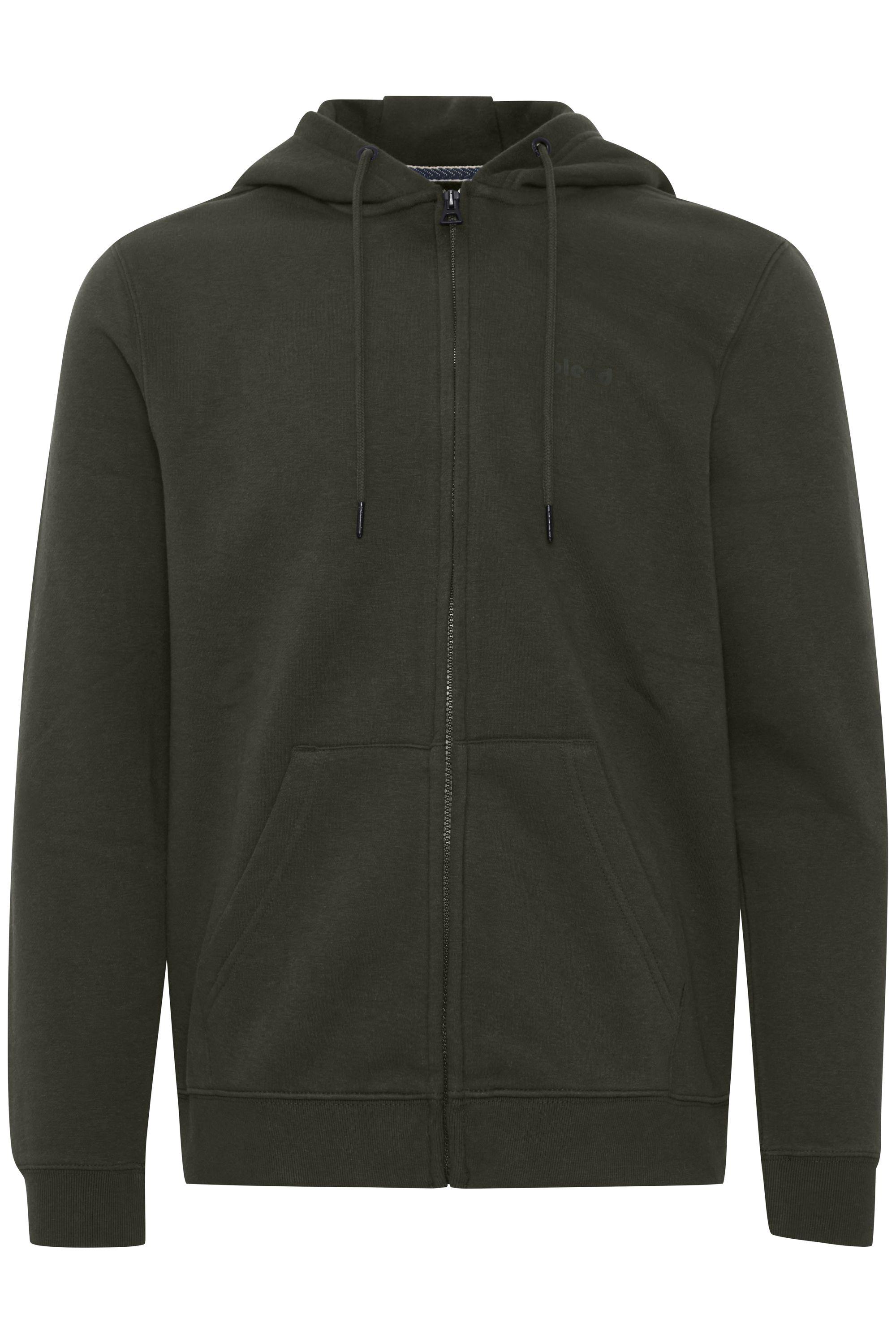Kapuzensweatjacke Blend "Kapuzensweatjacke Bhdowntown", Herren, Gr. S, GrüN (Forest Night), Obermaterial: 50% Baumwolle Co. 50% Polyester Pes., Sweatjacken