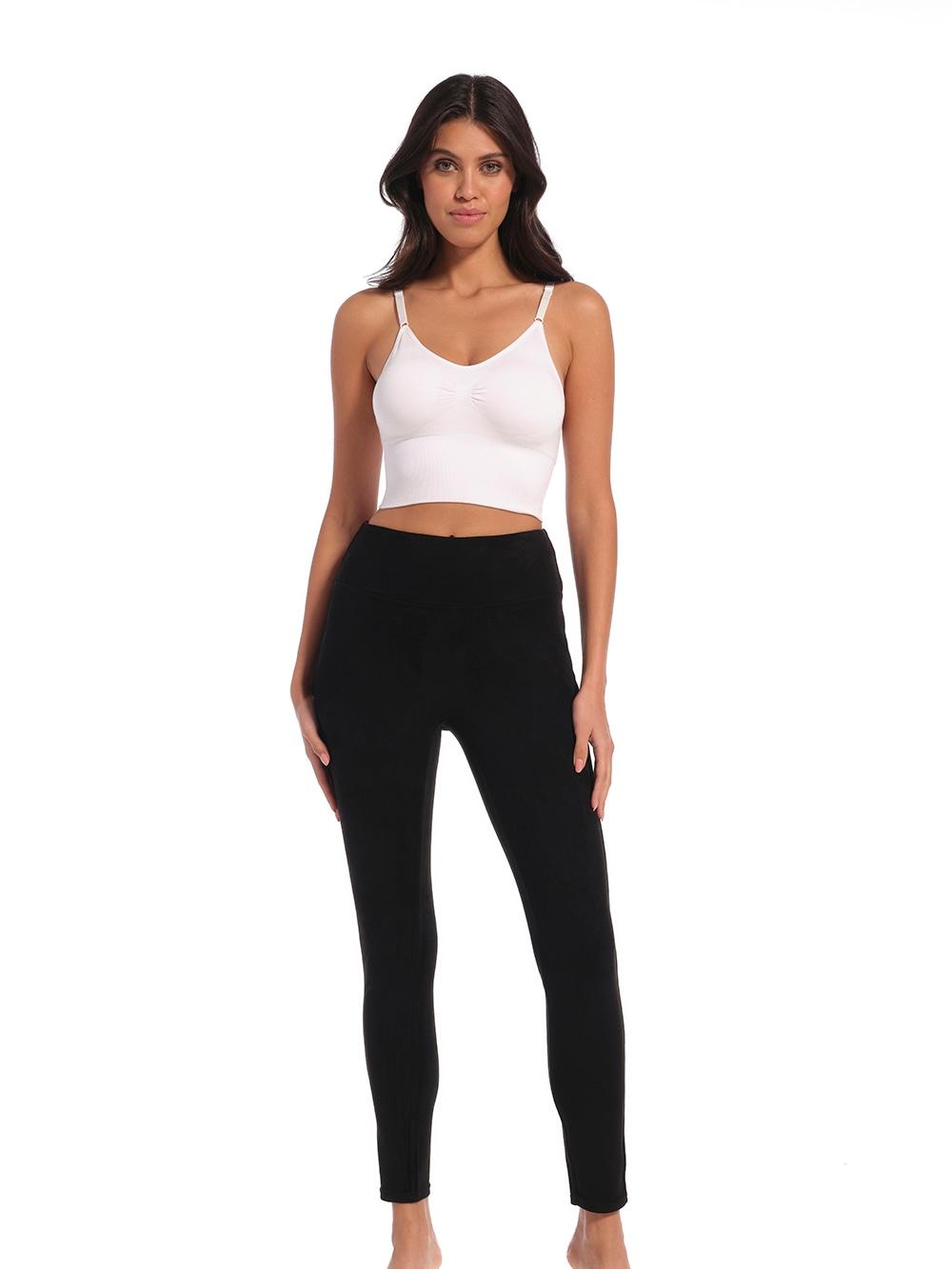 Leggings Magic Bodyfashion "Hi-Waist Slim Tights", Damen, Gr. M, N-Gr, Schwarz, Obermaterial: 85% Polyamid, 15% Elasthan, Eng Lang, Hosen Leggings, Mittlere Formung Von Bauch, HüFten Und Oberschenkeln
