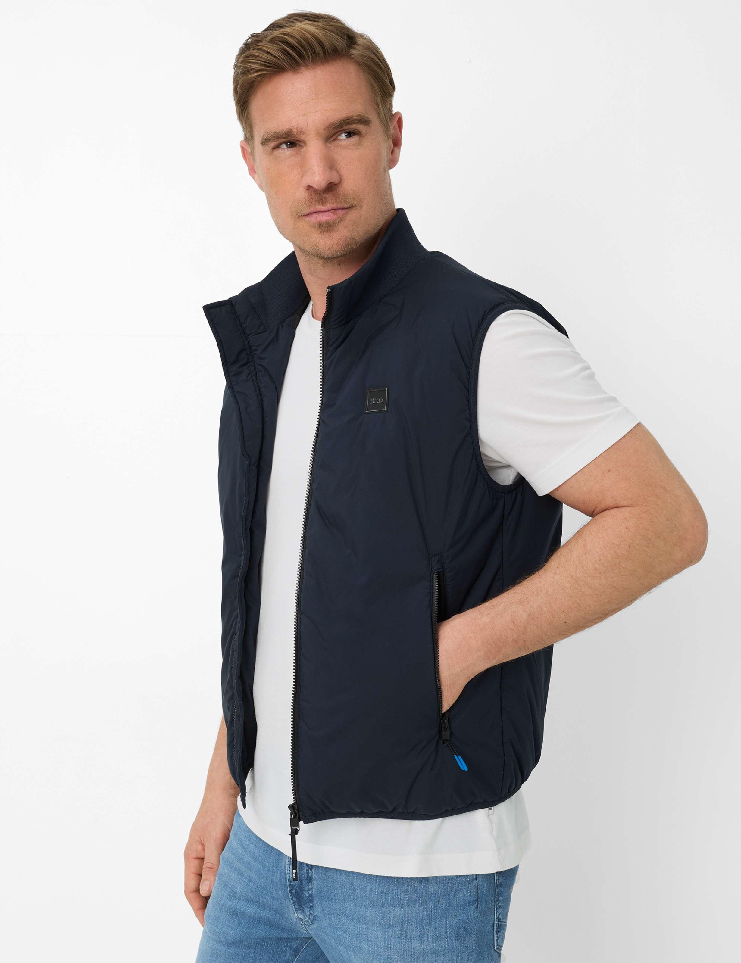 Brax Heren Bodywarmer Style LIAM navy, donkerblauw,