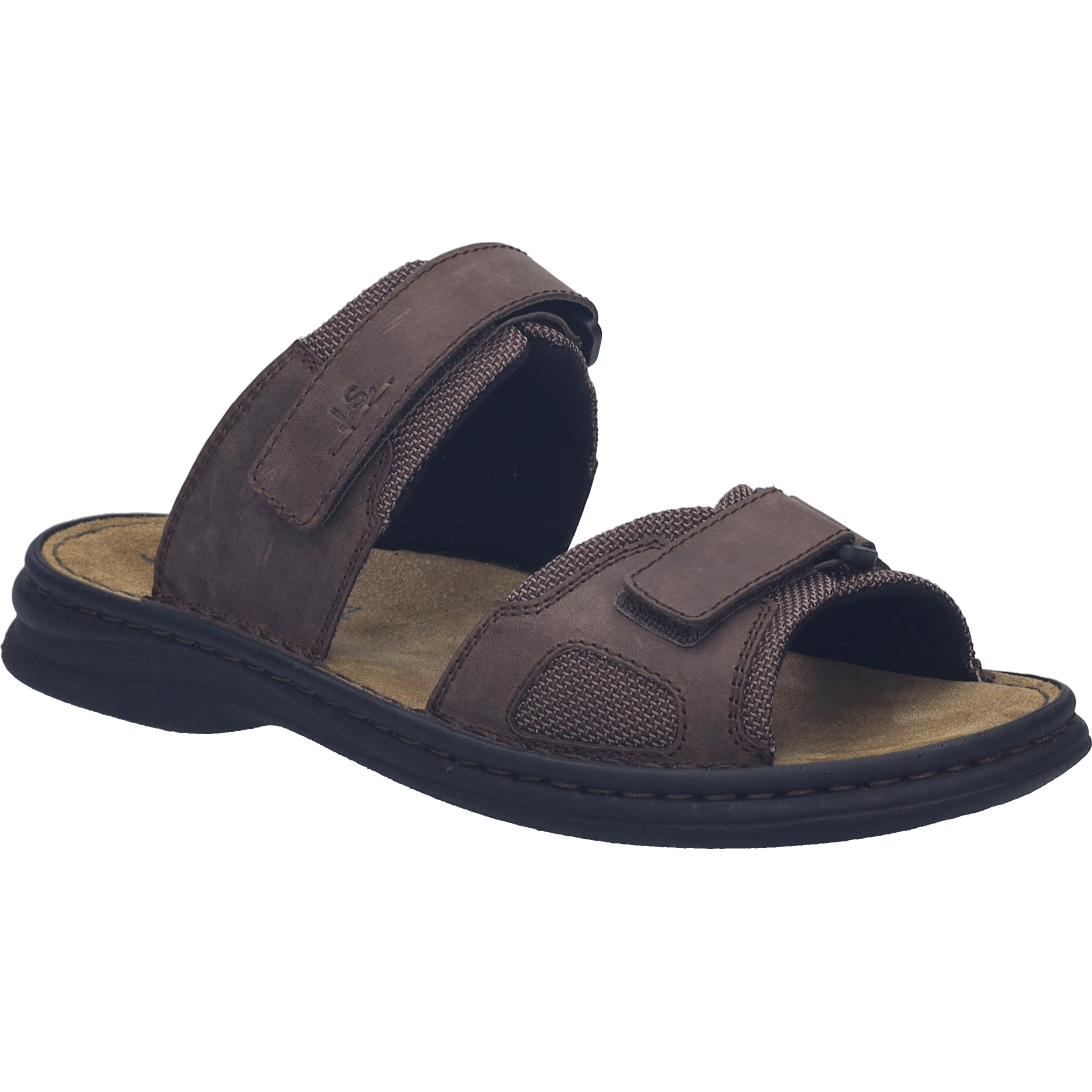 Sandale Josef Seibel "Max 75, Moro", Herren, Gr. 45, Braun (Moro), Obermaterial: 80% Rindsleder Leather Cow. 20% Textilmaterial Texmat., Schuhe Sandale