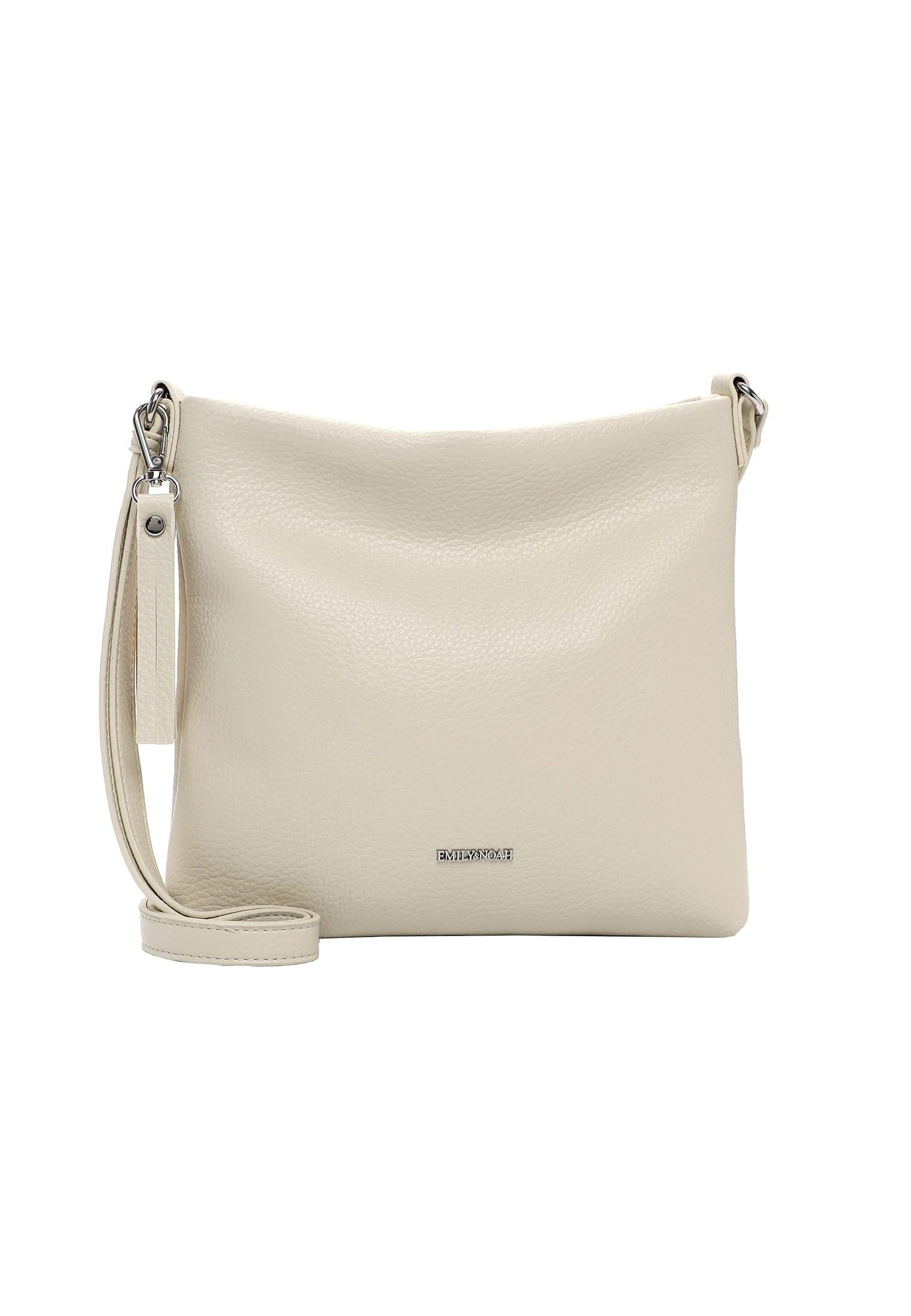 UmhäNgetasche Emily & Noah "UmhäNgetasche E&N Jeanine", Damen, Gr. B/H/T: 29Cm X 27Cm X 6Cm 0, Beige (Beige 400), Polyurethan, Taschen UmhäNgetasche