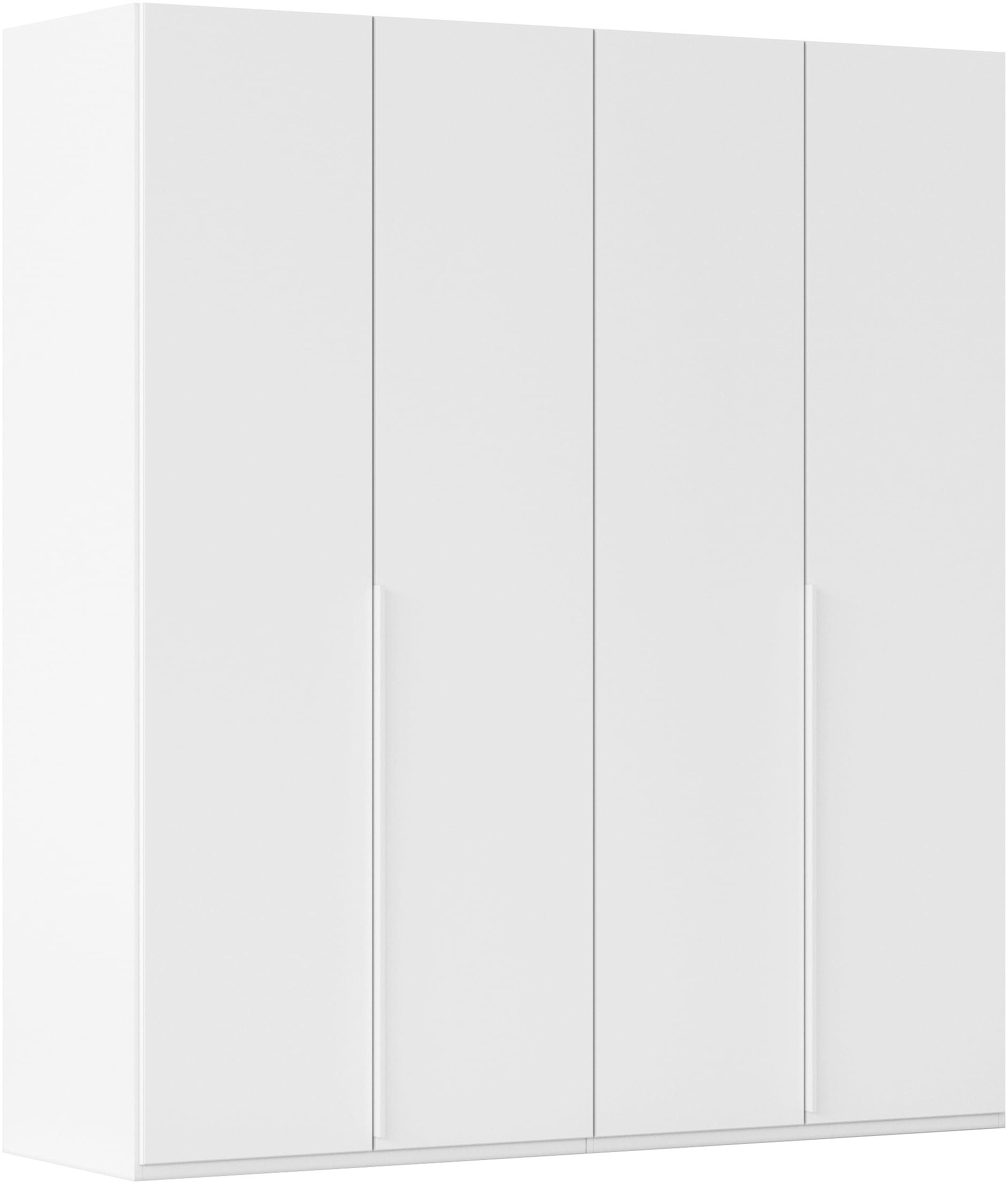 Kleiderschrank "Schrank Garderobe Ankleide Schlafzimmer Flur SERINA Eyecatcher", weiß (alpinweiß, weiß mattglas), B:201cm H:223cm T:61cm, Holzwerkstoff, LEGER HOME BY LENA GERCKE, Schränke, Kleiderschrank, in 6 Breiten, 3 Ausführungen und mit Front Glas oder Dekor MADE IN GERMANY