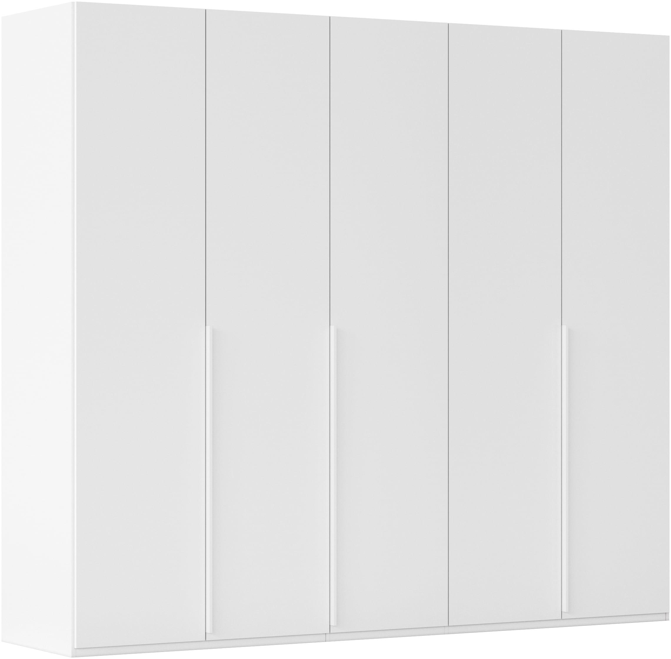 Kleiderschrank "Schrank Garderobe Ankleide Schlafzimmer Flur SERINA Eyecatcher", weiß (alpinweiß), B:251cm H:223cm T:61cm, Holzwerkstoff, LEGER HOME BY LENA GERCKE, Schränke, Kleiderschrank, in 6 Breiten, 3 Ausführungen und mit Front Glas oder Dekor MADE IN GERMANY